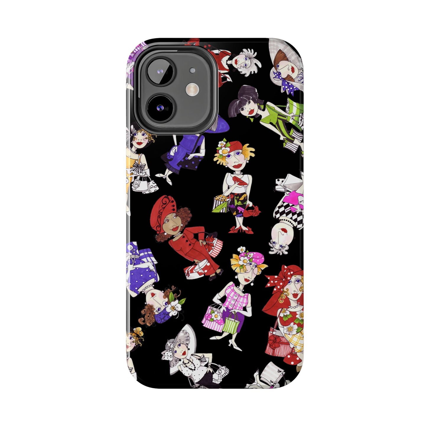 Gone Shopping Tossed Black Phone Case