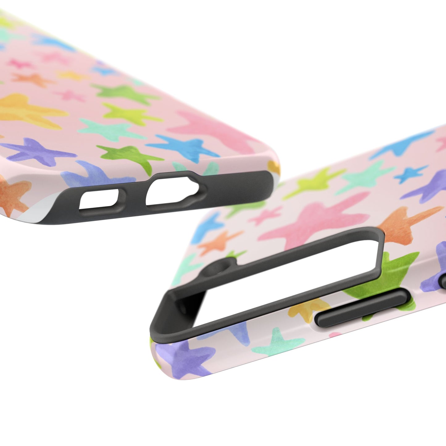 Happy Stars Pink Phone Case