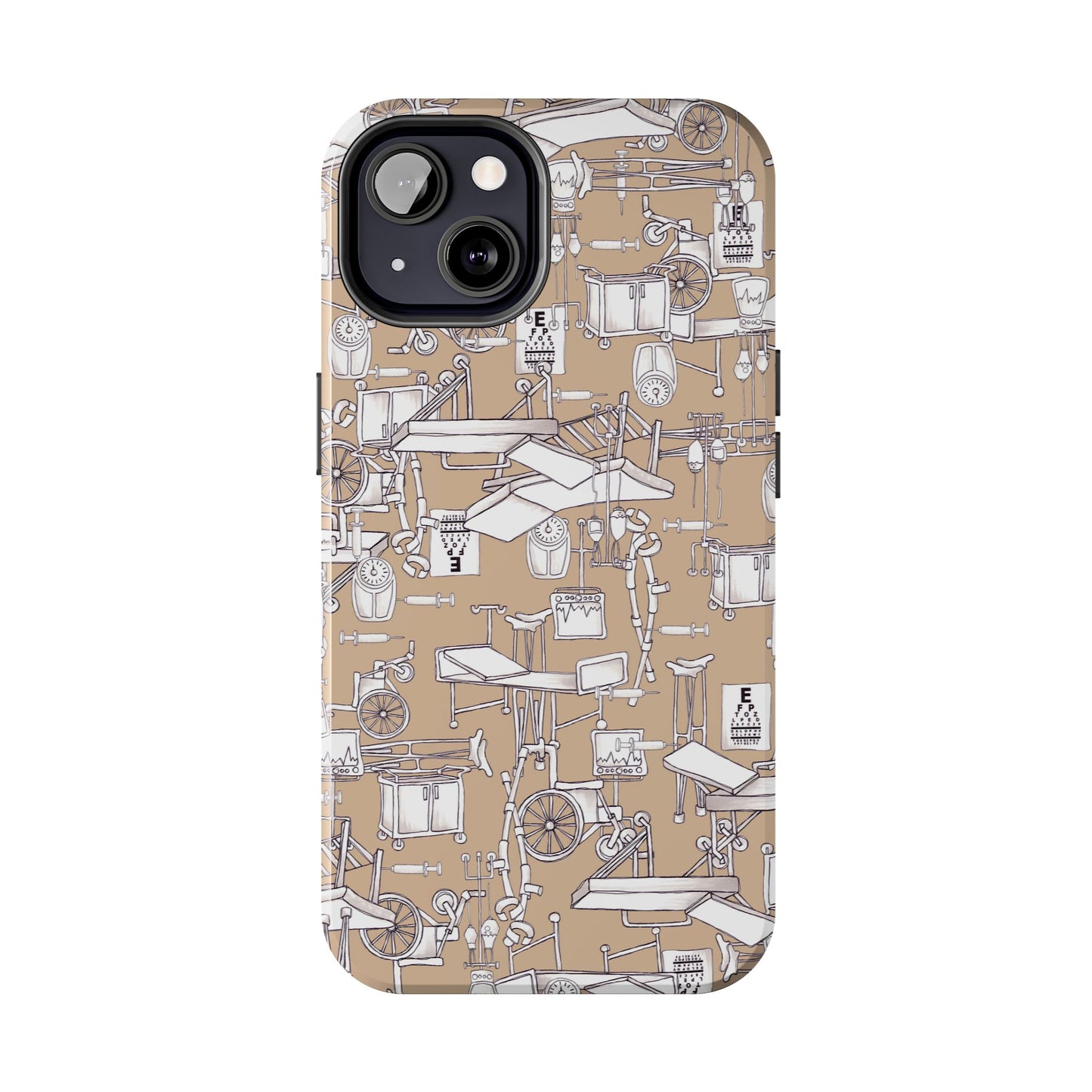Essentials Khaki / White Phone Case