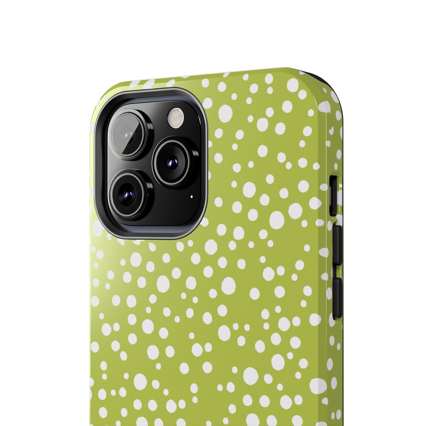 Balloon Dots Green / White Phone Case