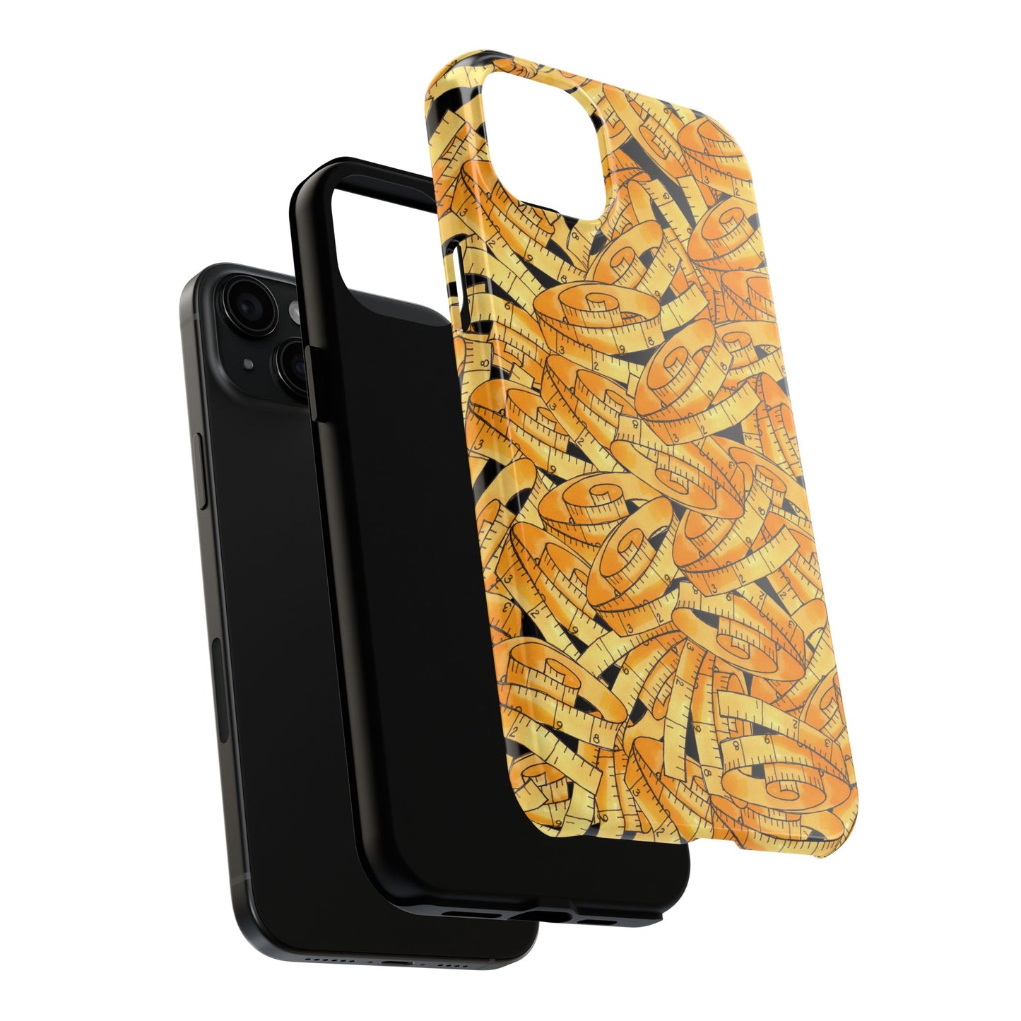 Tape Storm Black / Yellow Phone Case