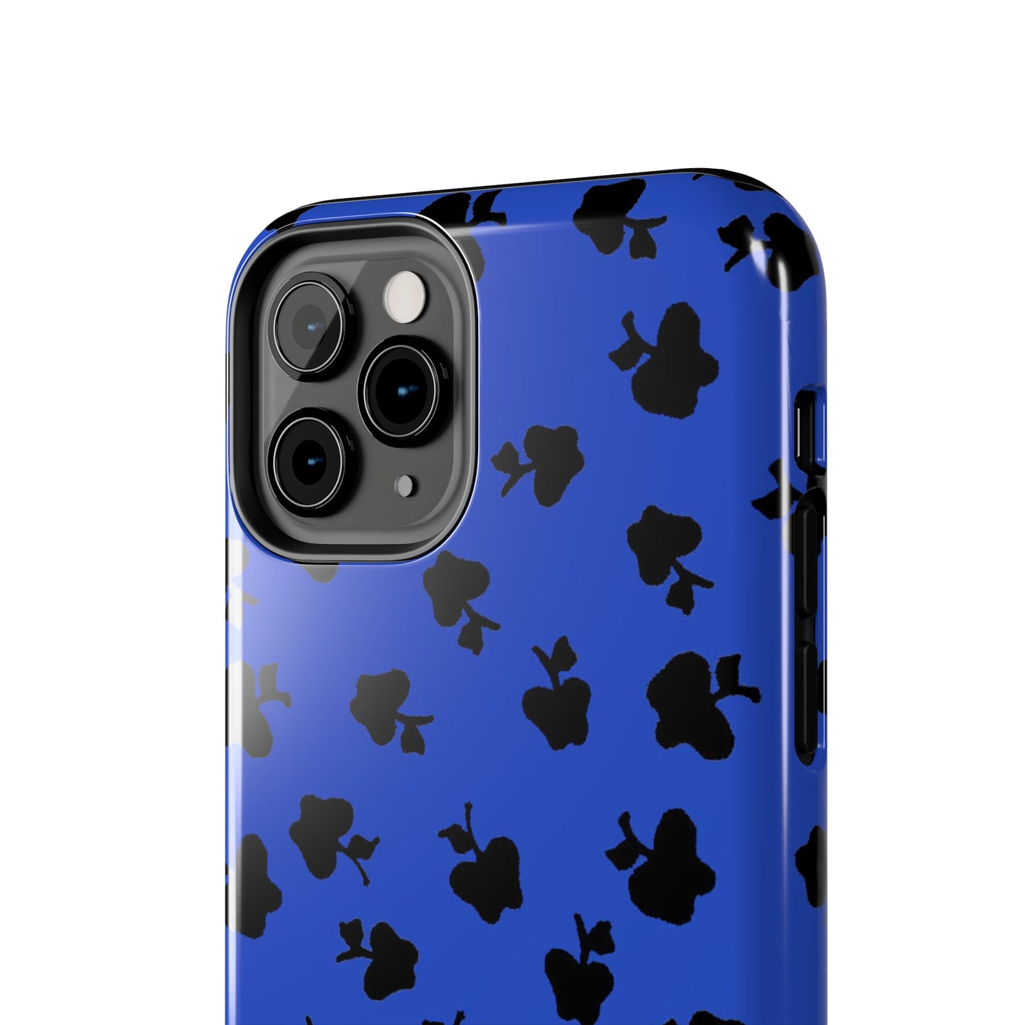 Happy Apples Blue / Black Phone Case