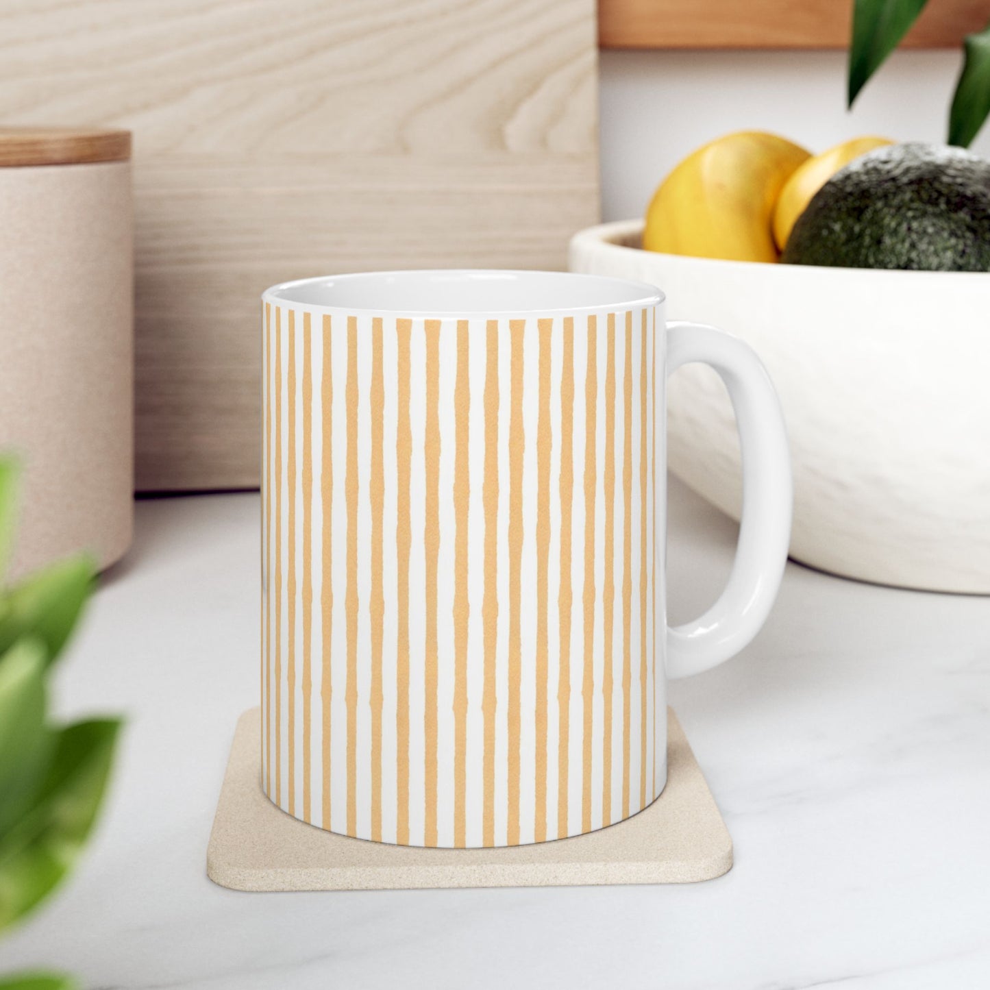 Lazy Stripe Yellow Cup