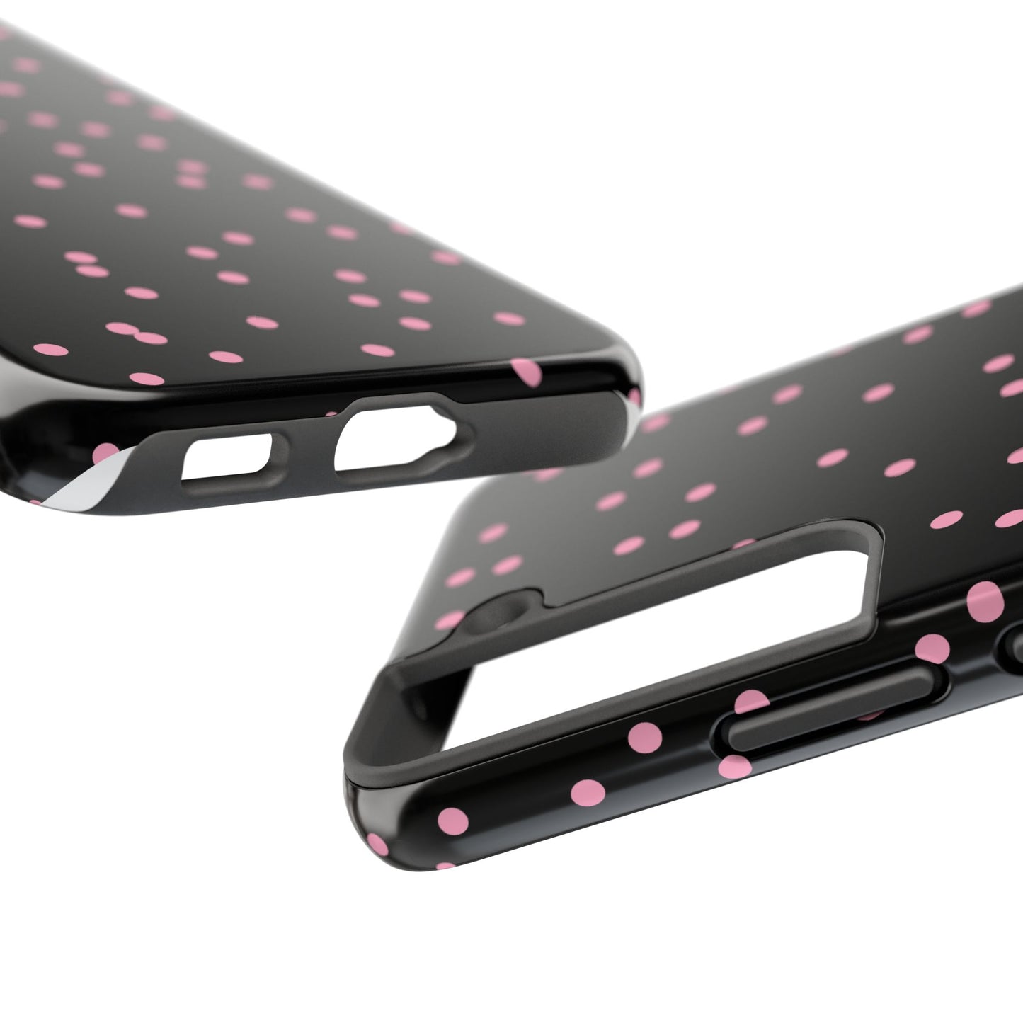 Space Dots Black / Pink Phone Case