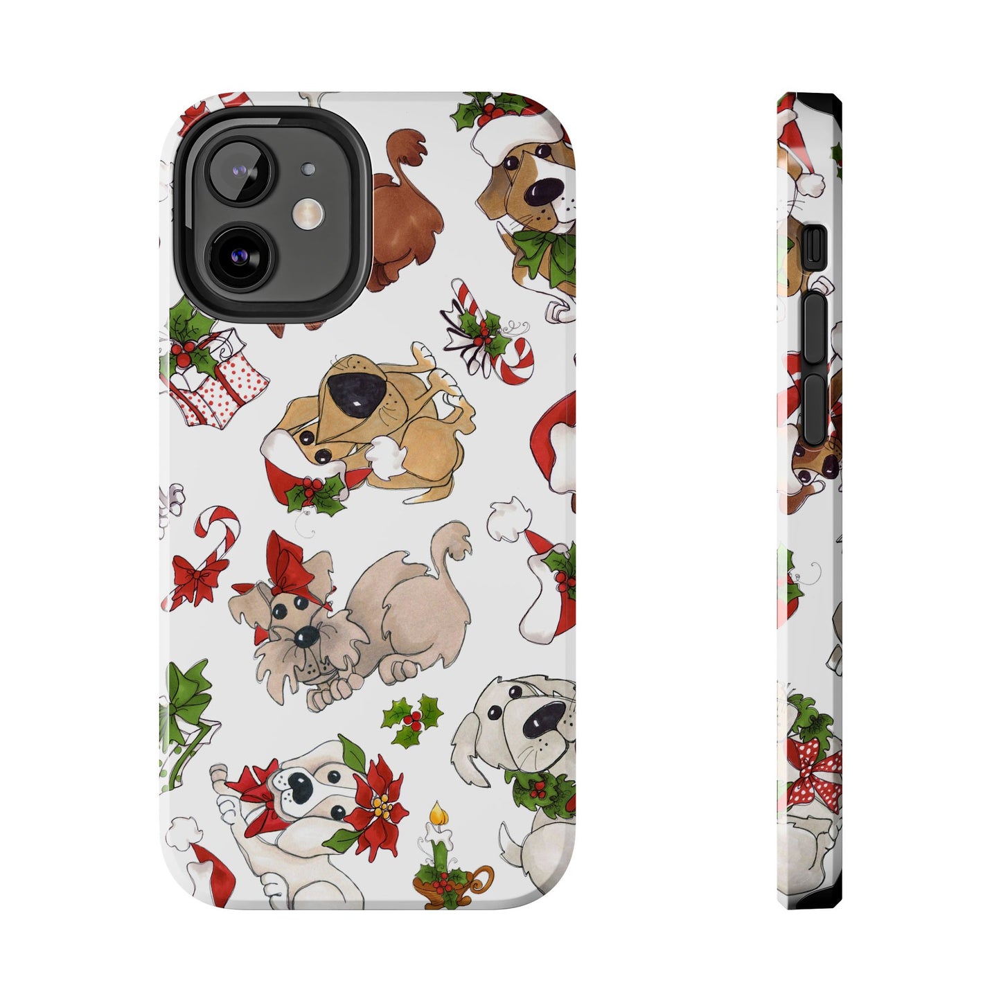 Doggie Toss White Phone Case
