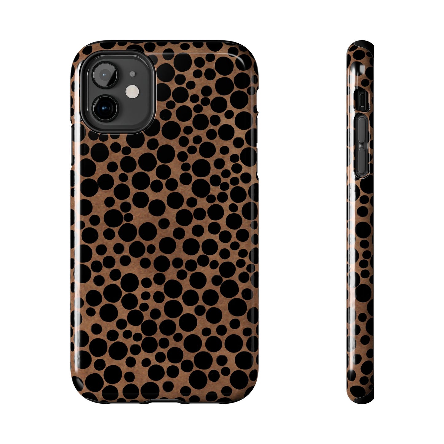Felt Dots Caramel Phone Case