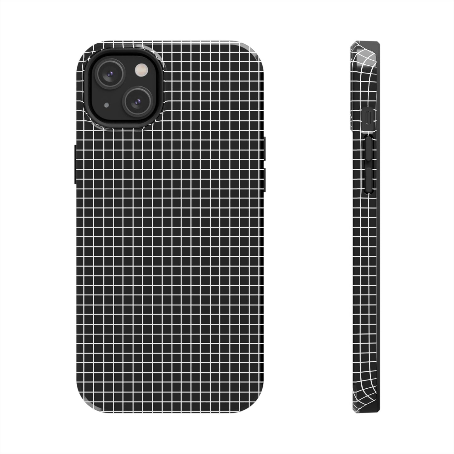 Window Pane Black / White Phone Case