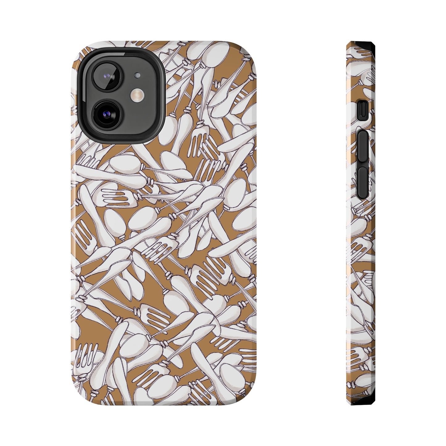 Silverware Wars Brown Phone Case