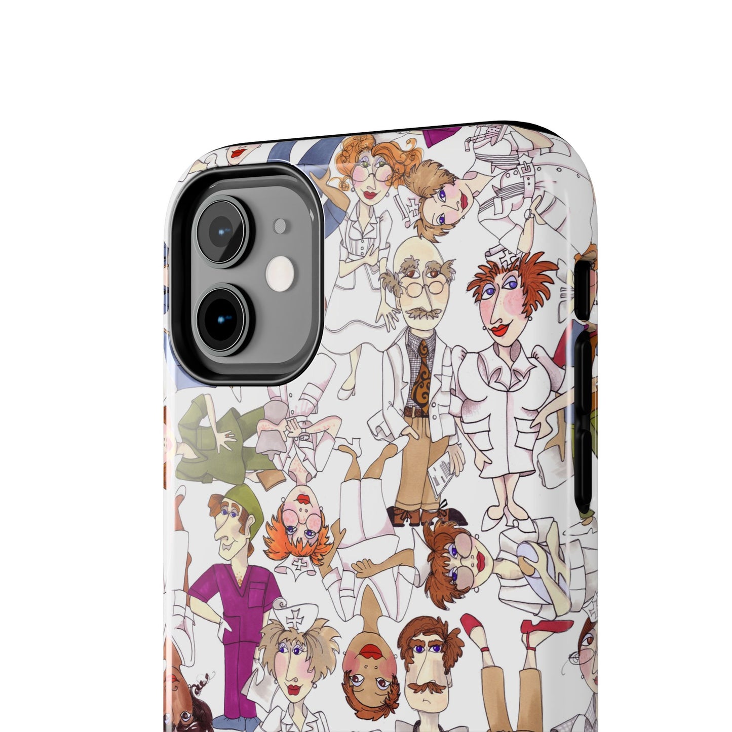 Diverse Nurse White Phone Case