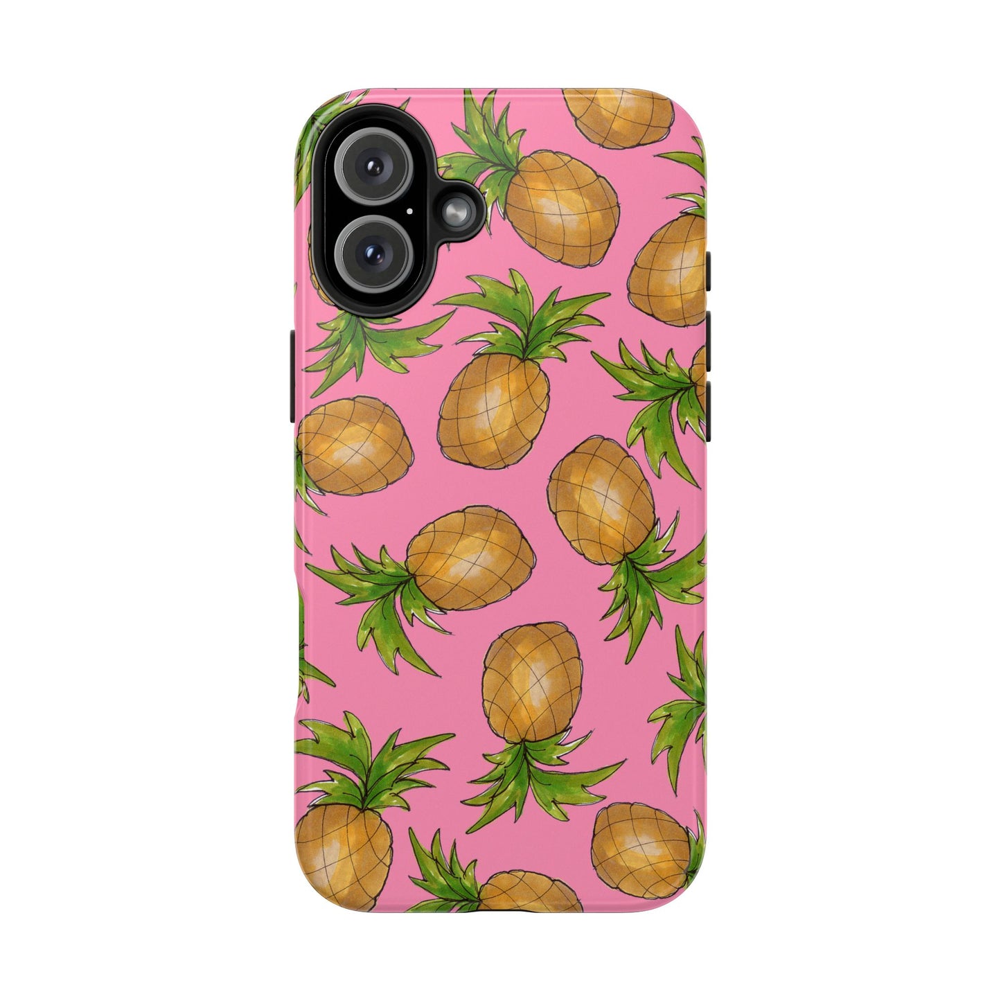 Pineapple Toss Pink Phone Case
