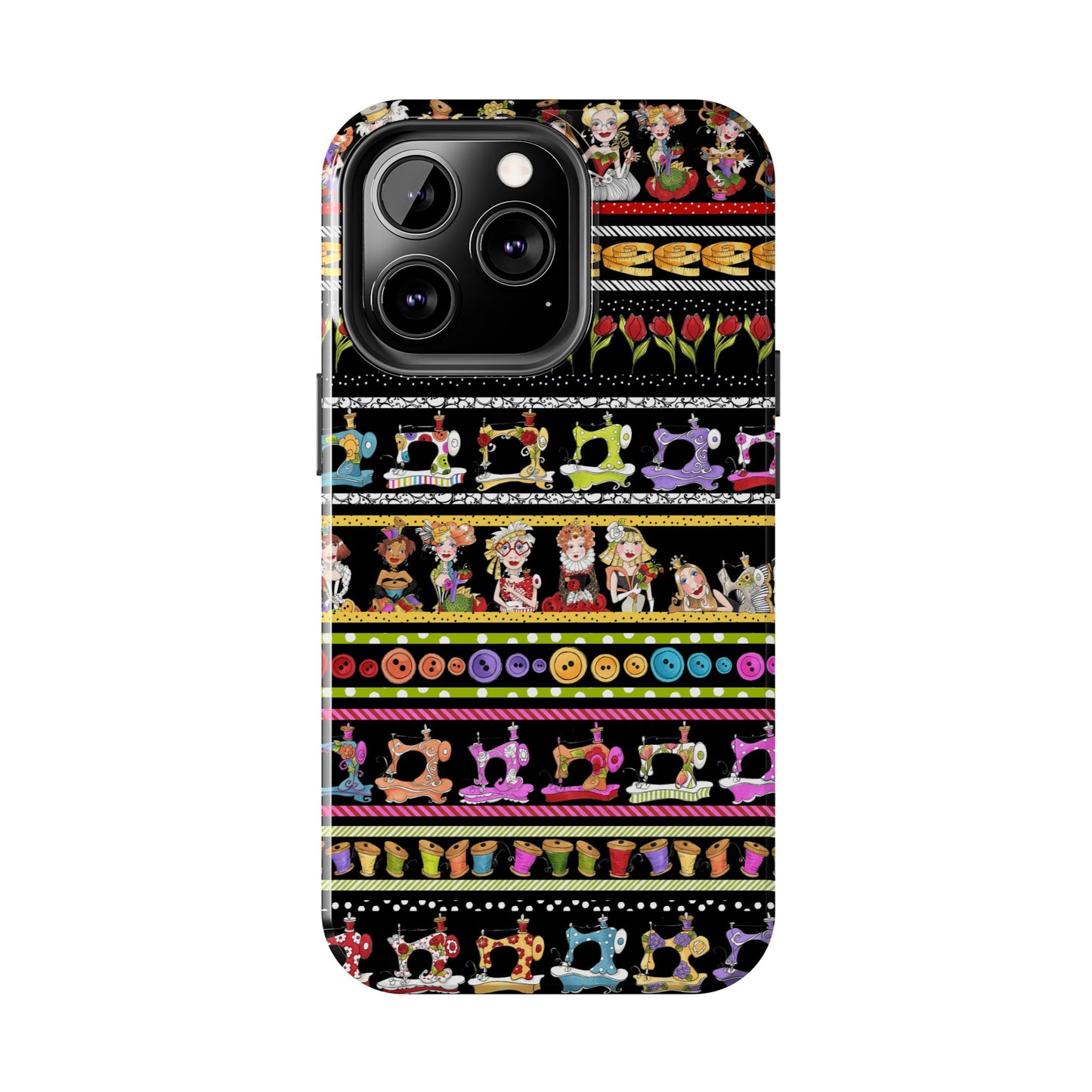Curious Border Black Phone Case