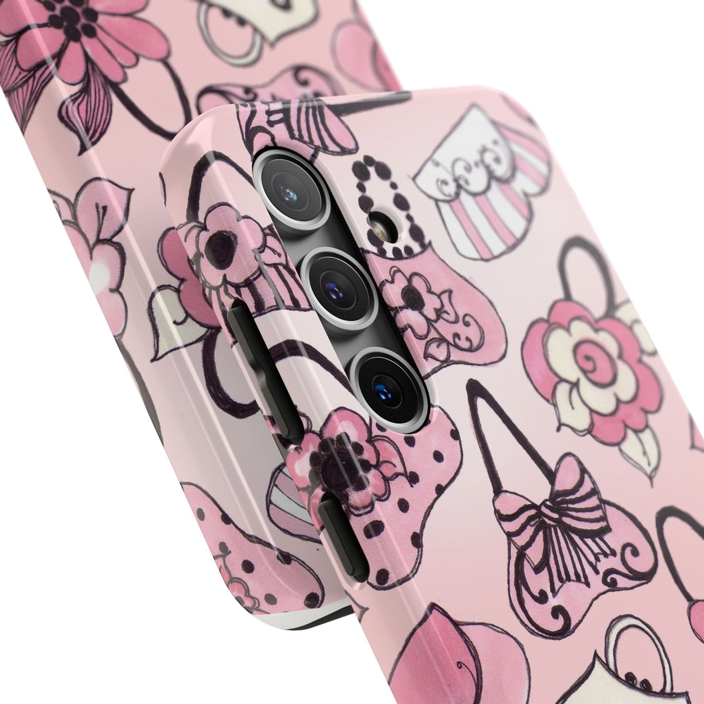 Cat Bags Pink Phone Case