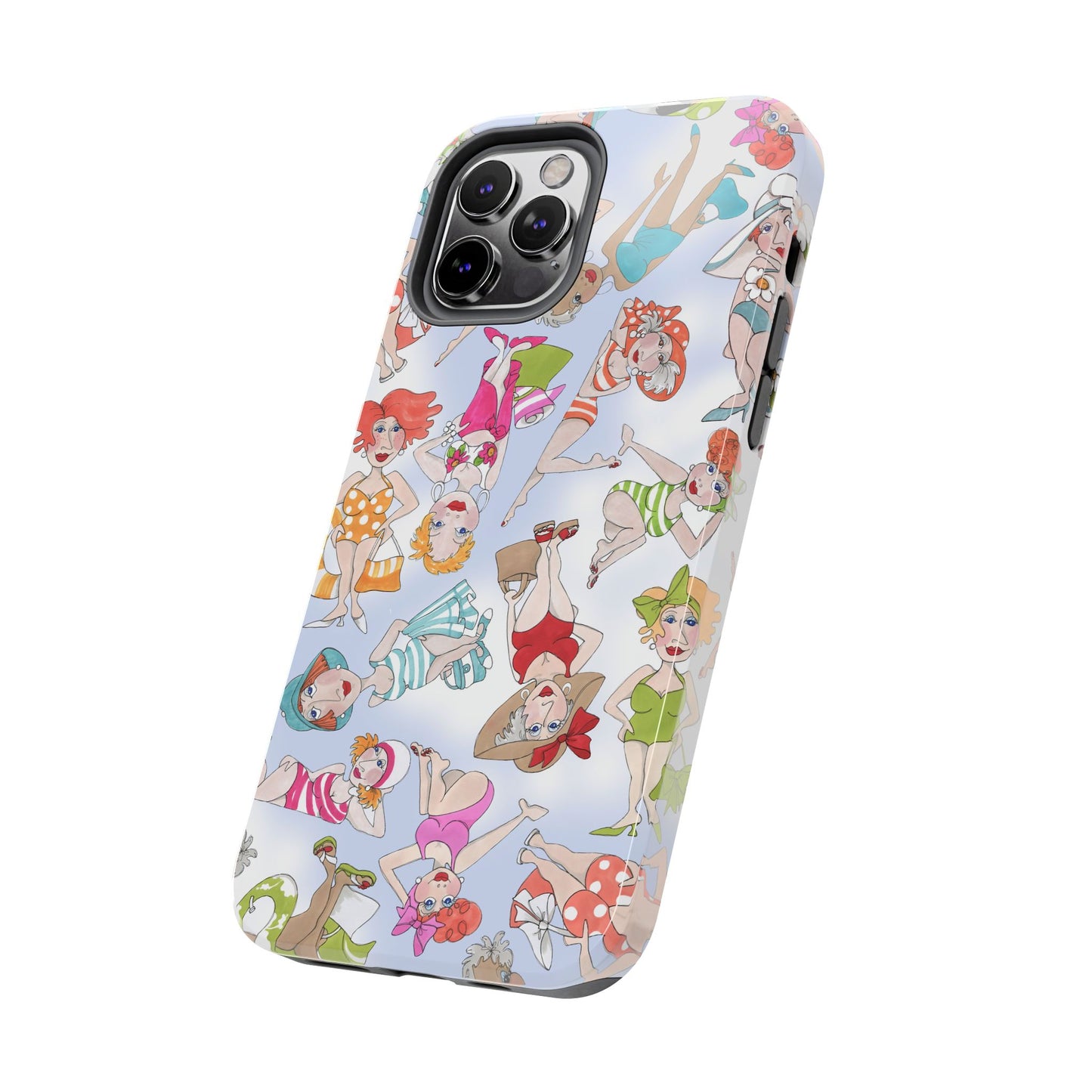 Tossed Fashionistas Phone Case