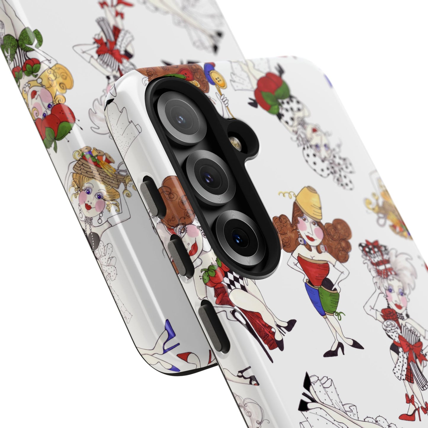 Sew Tossed White Phone Case