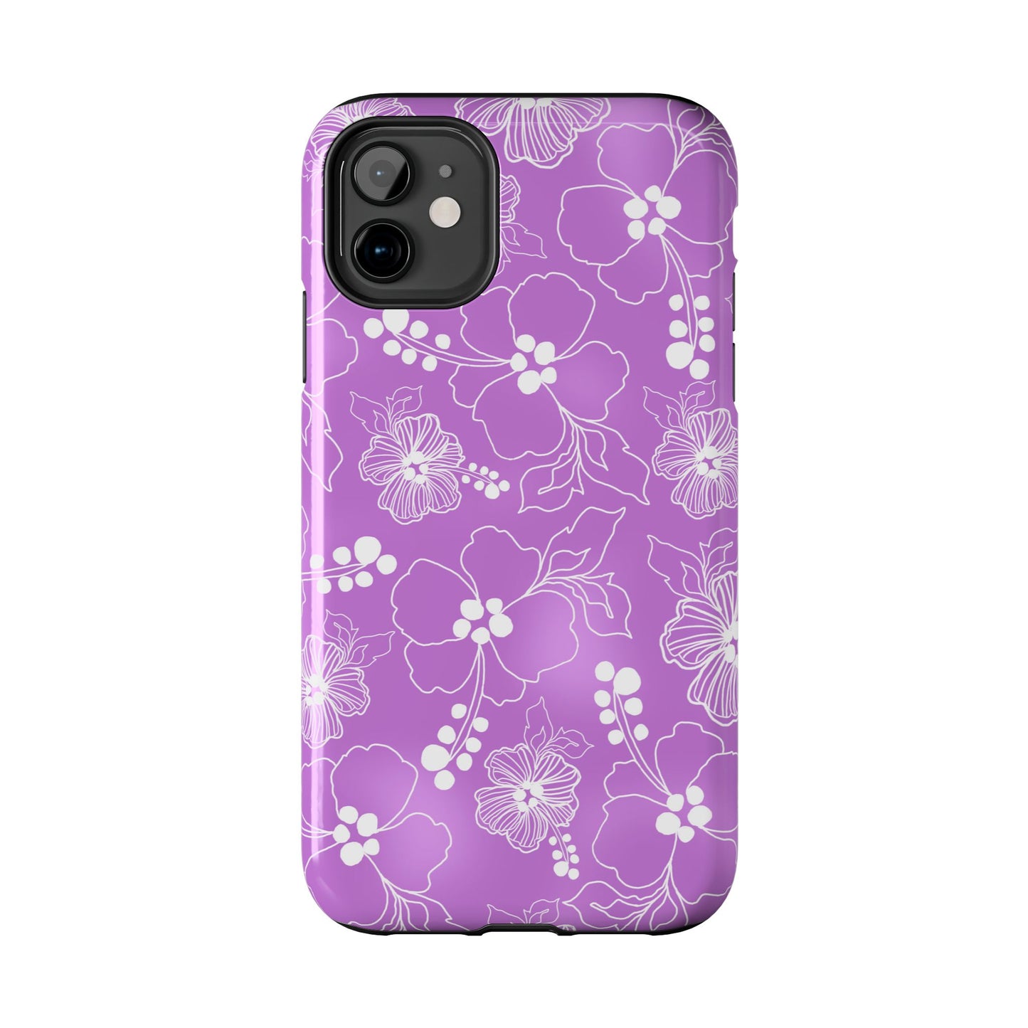 Lacey Hibiscus Orchid Phone Case