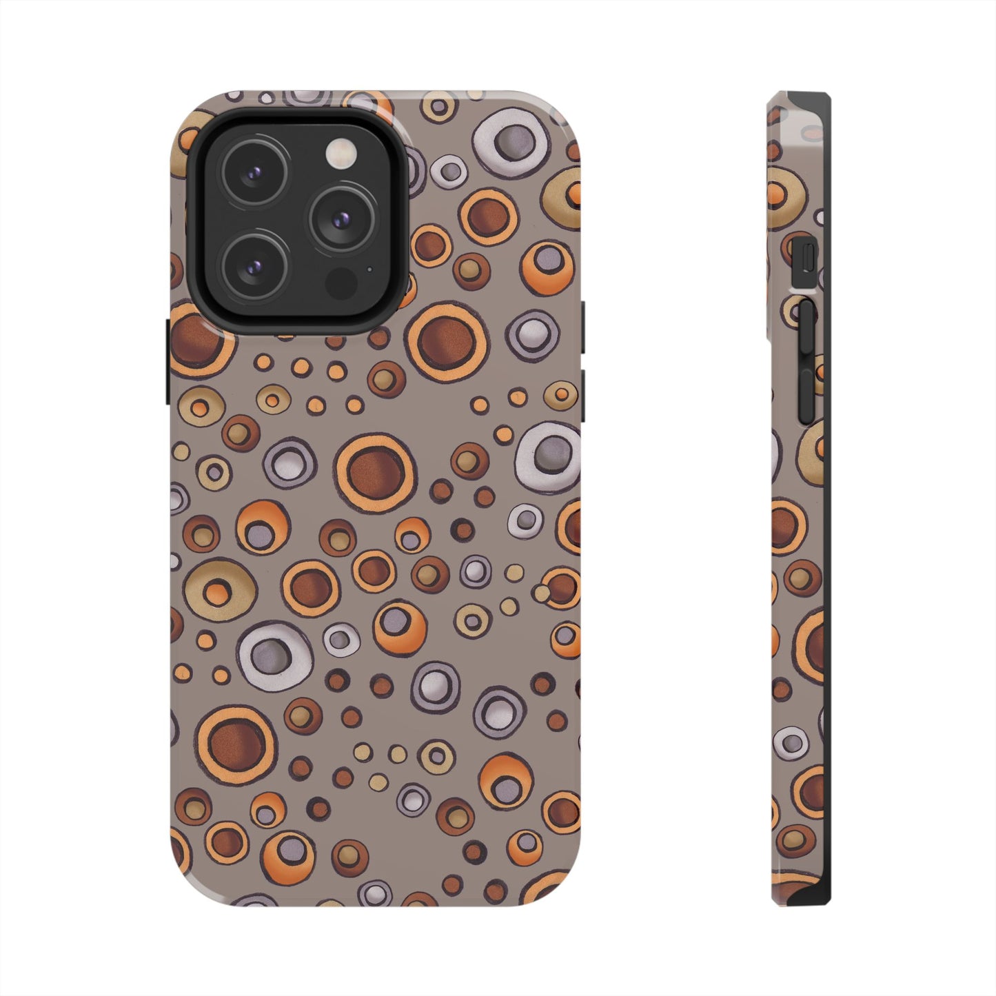 Doggy Dots Gray Phone Case