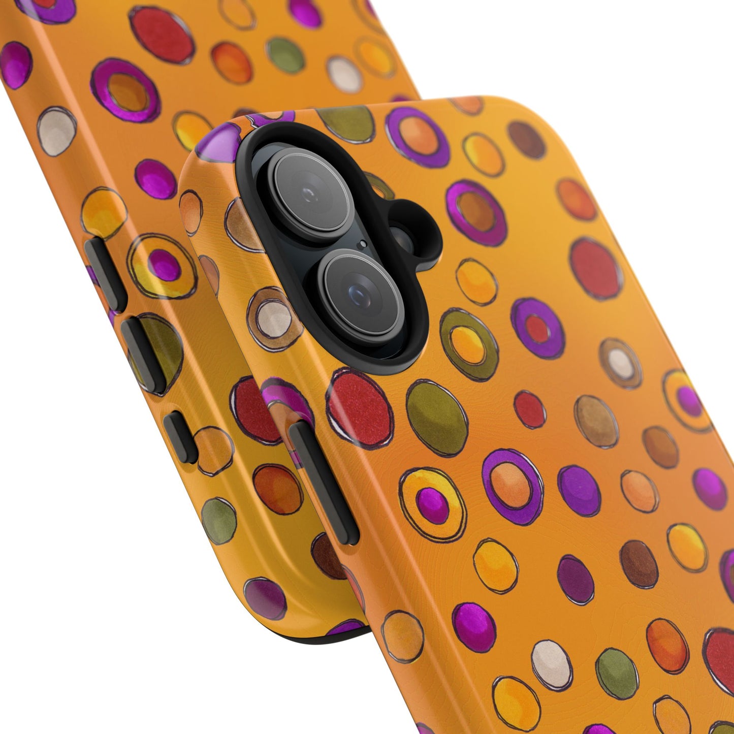 Double Dot Yellow Phone Case