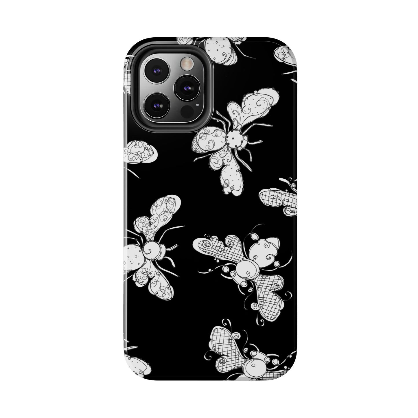 Busy Bee Black Phone Case