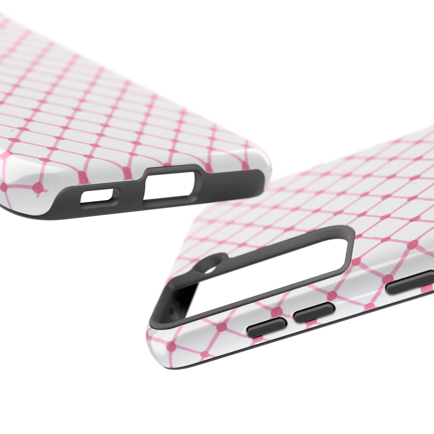 Cyclone Fence White / Pink Phone Case