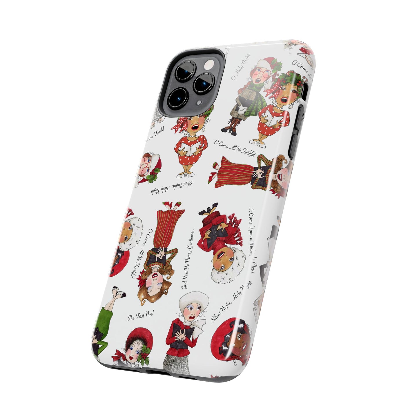 Tossed Carolers Phone Case