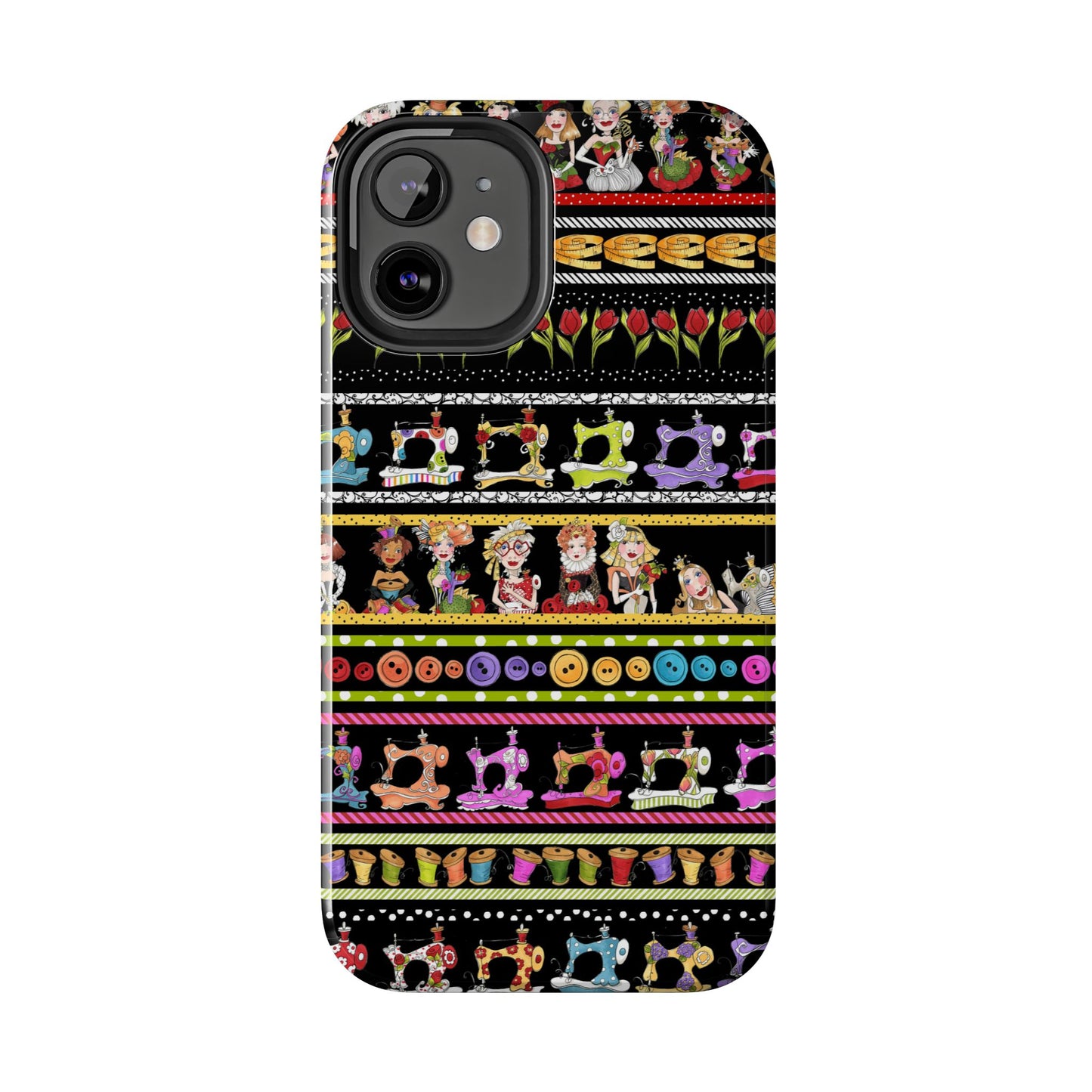 Curious Border Black Phone Case