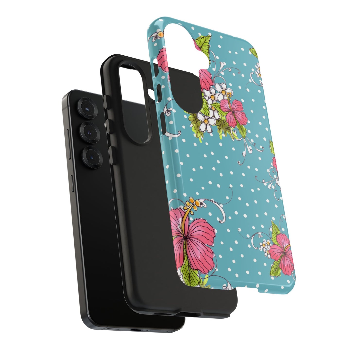 Lady Luau Turquoise Phone Case