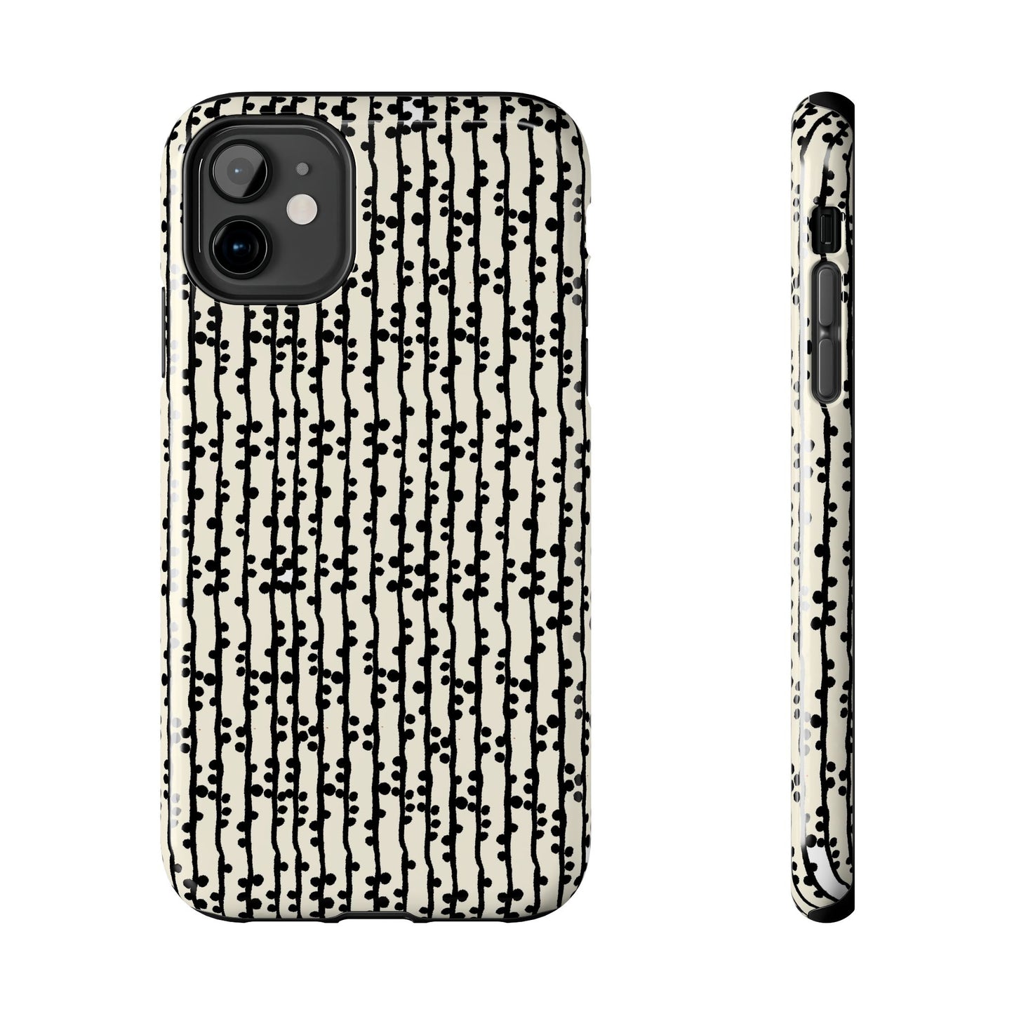 Loopy Stripe Bone Phone Case
