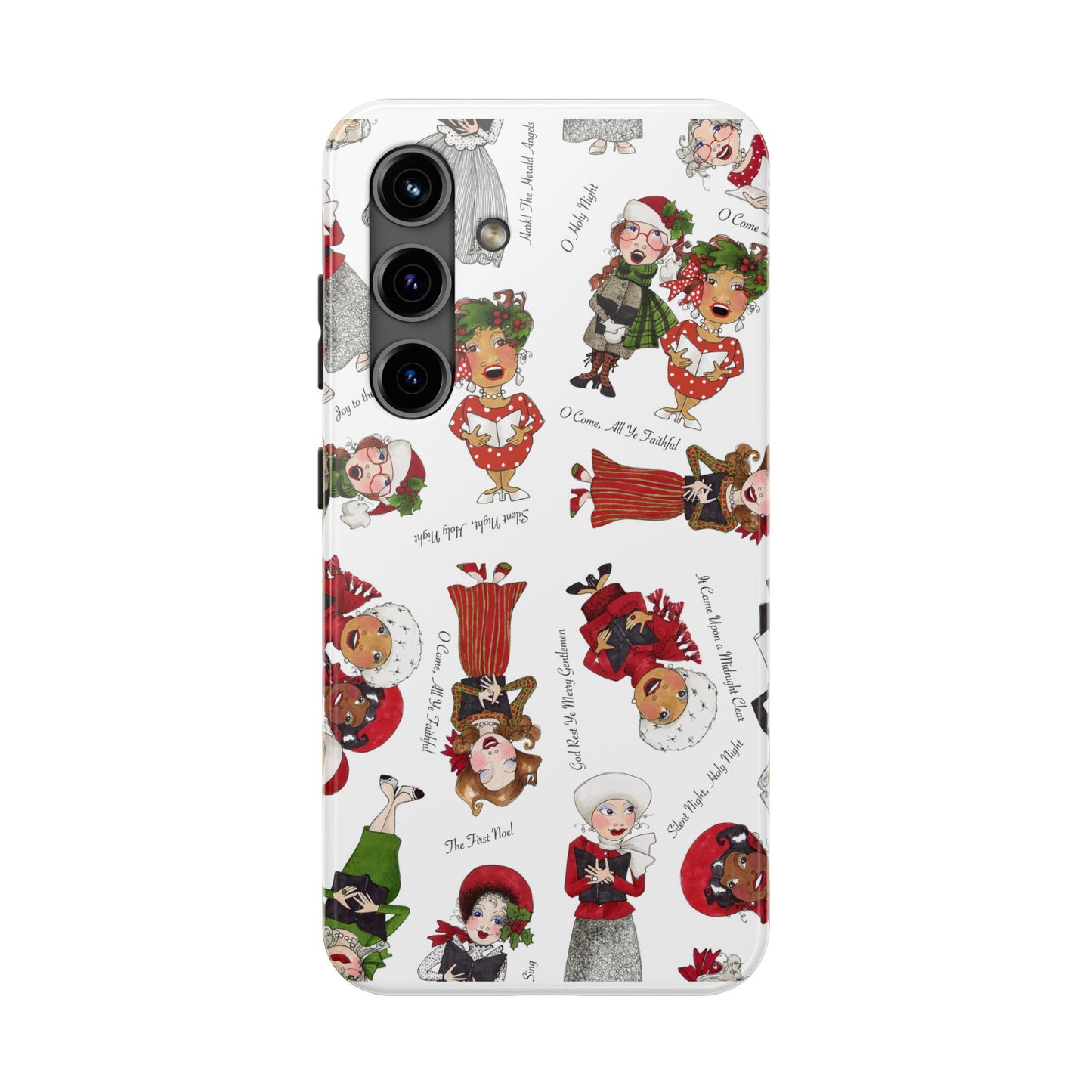 Tossed Carolers Phone Case