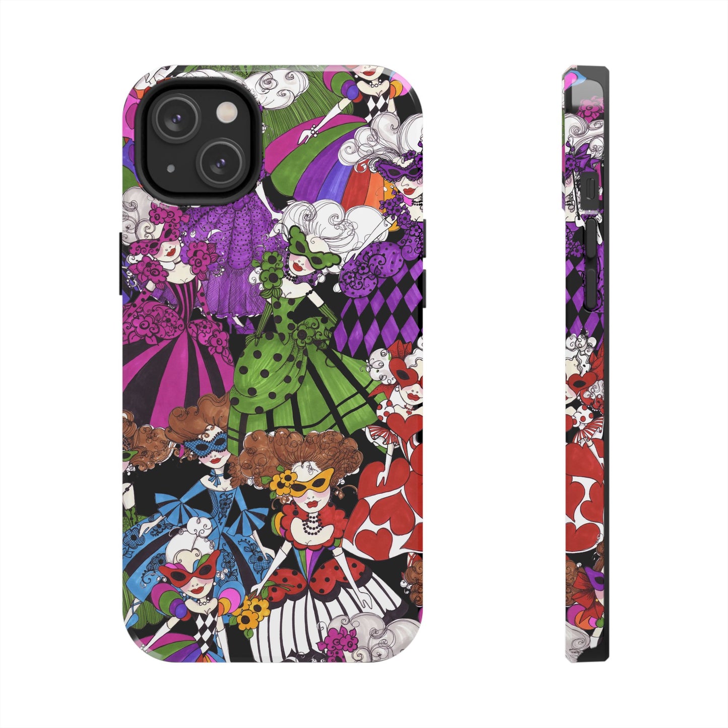 Crowded Dance Floor Black Phone Case