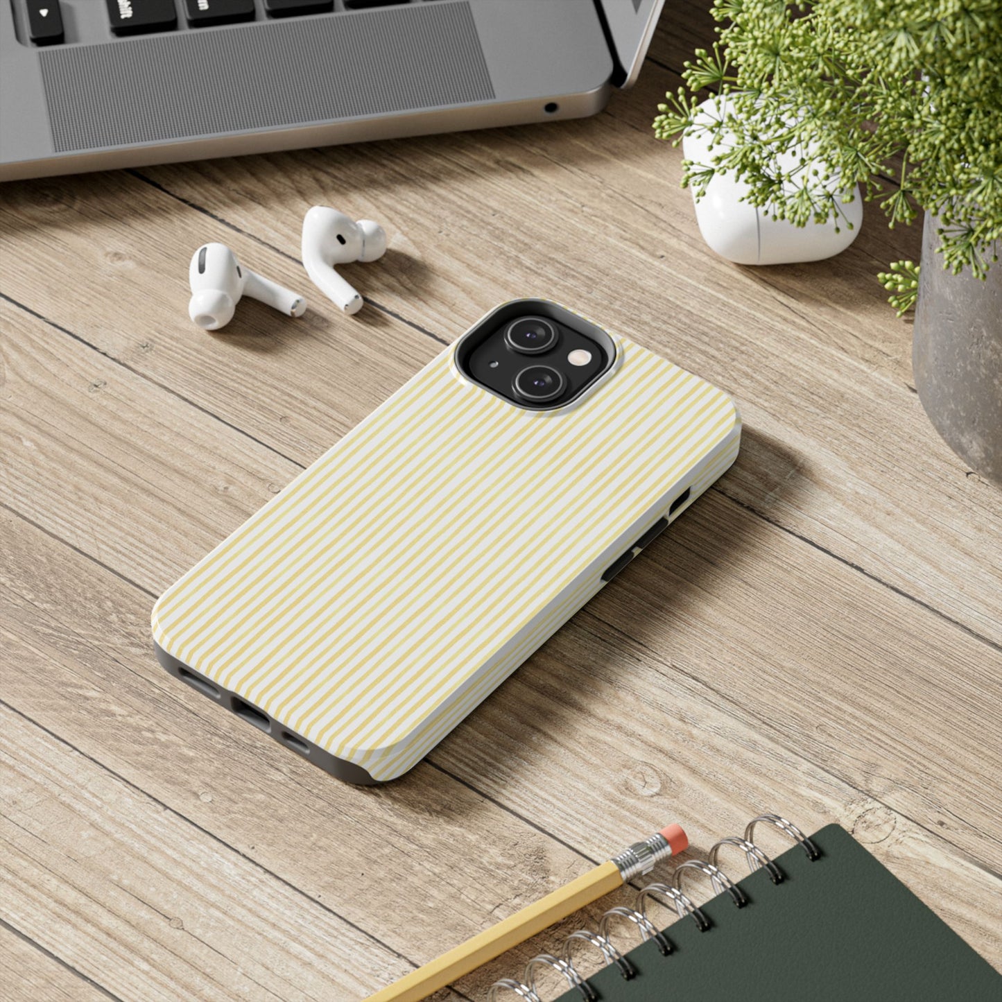 Stout Stripe Yellow Phone Case