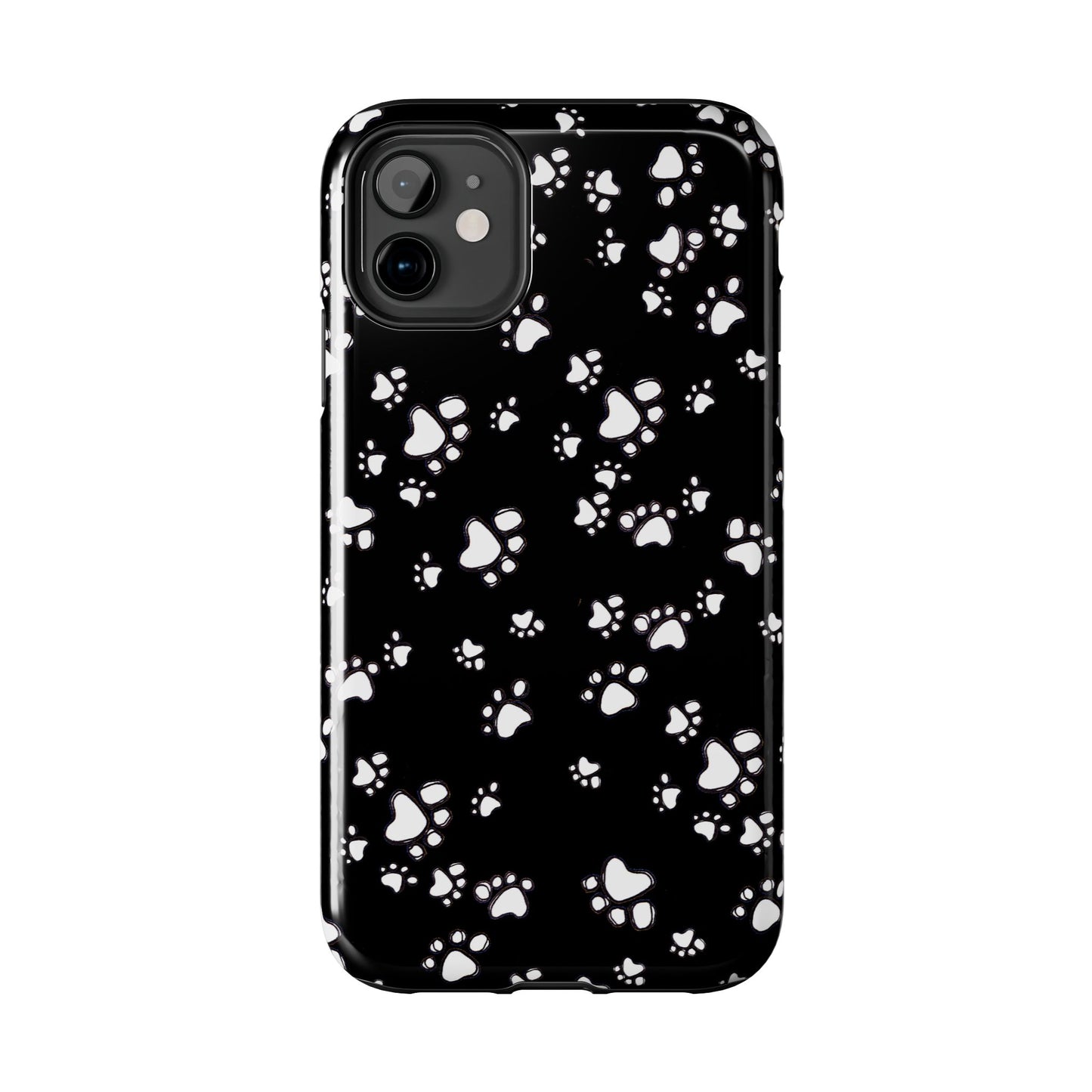 Paw Flakes Black Phone Case