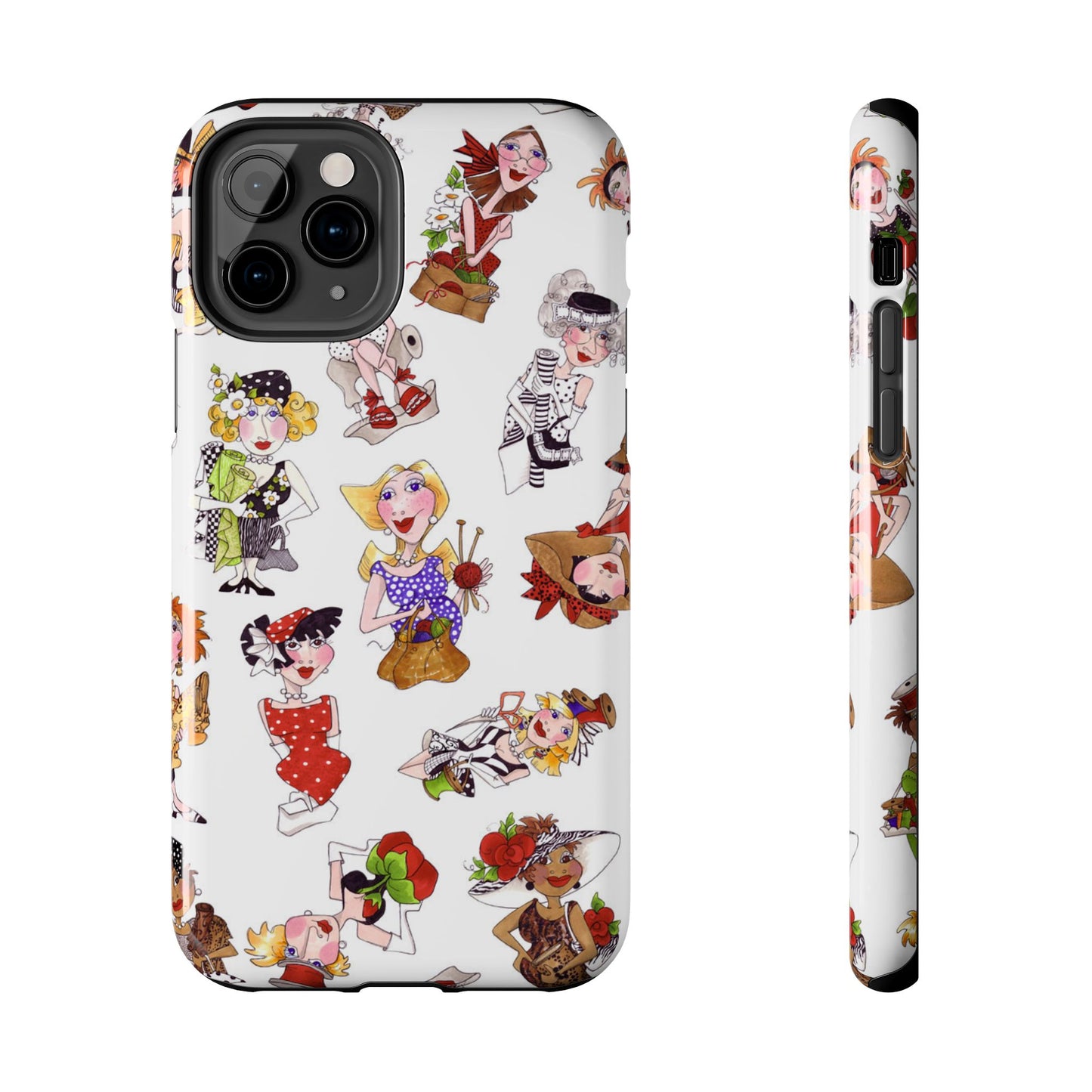 Creative Toss White Phone Case