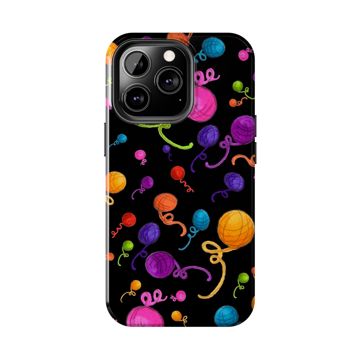 Yarniverse Black Phone Case