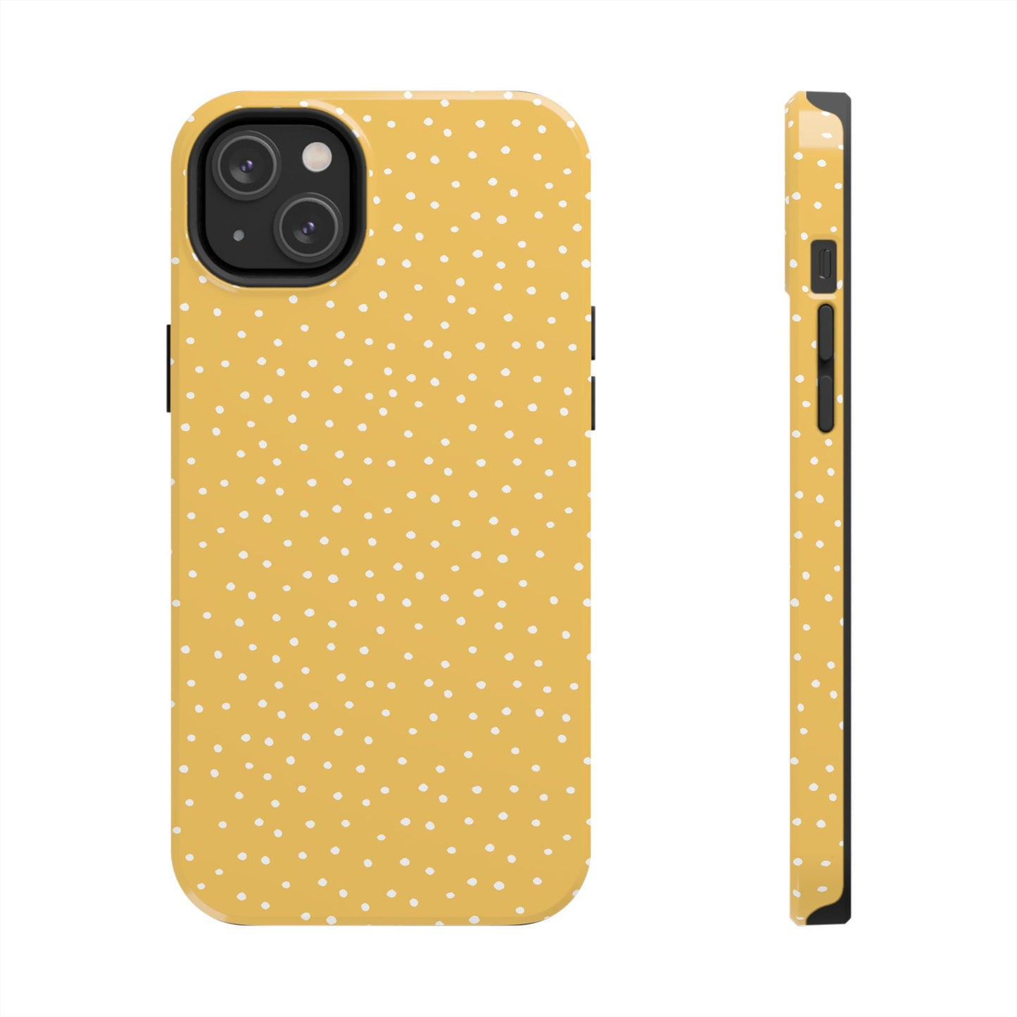 Dinky Dots Yellow / White Phone Case