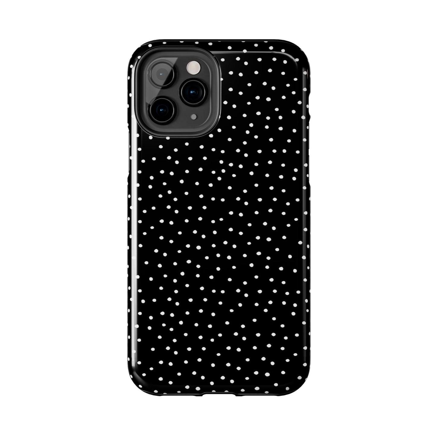 Dinky Dots Black / White Phone Case