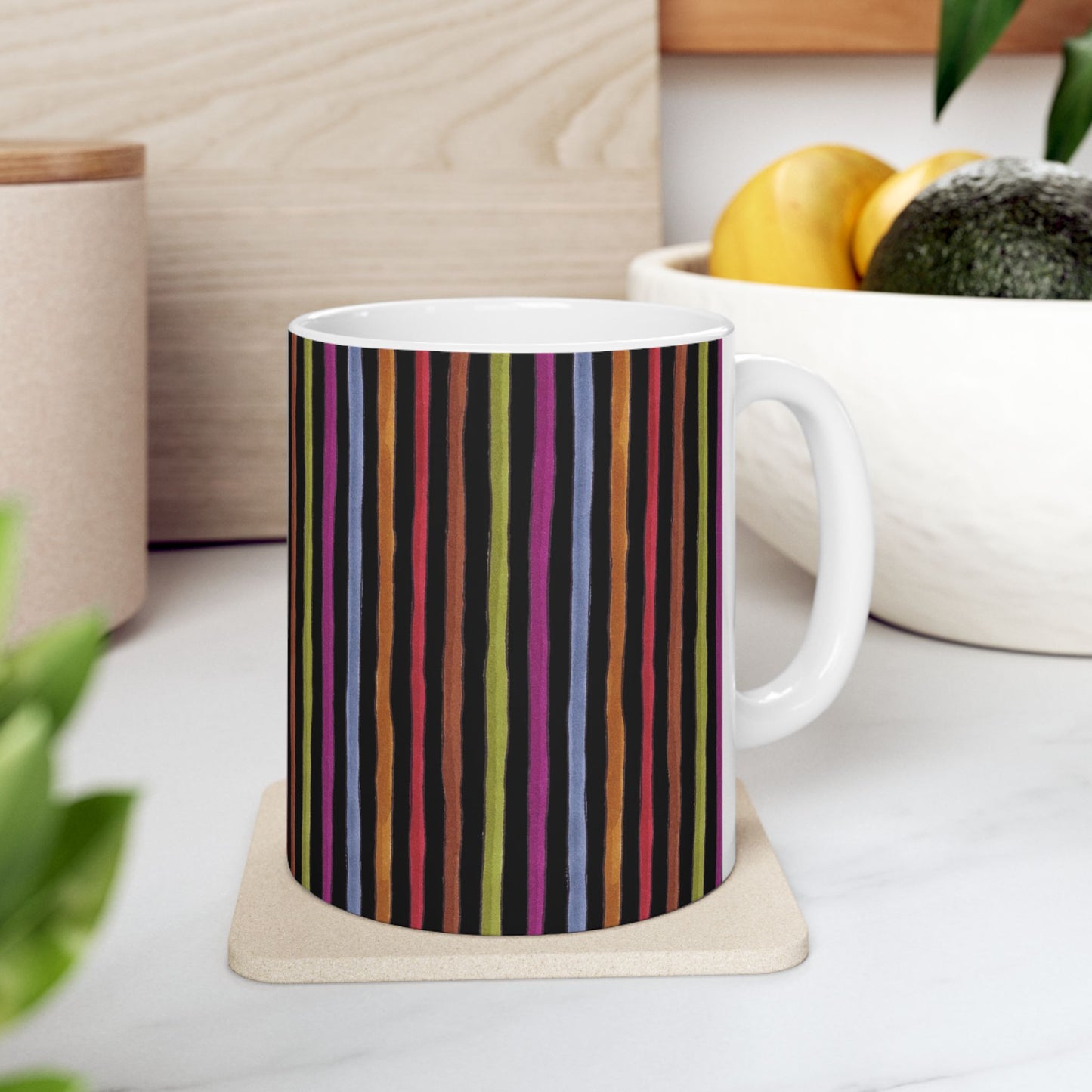 Stripe Black Cup