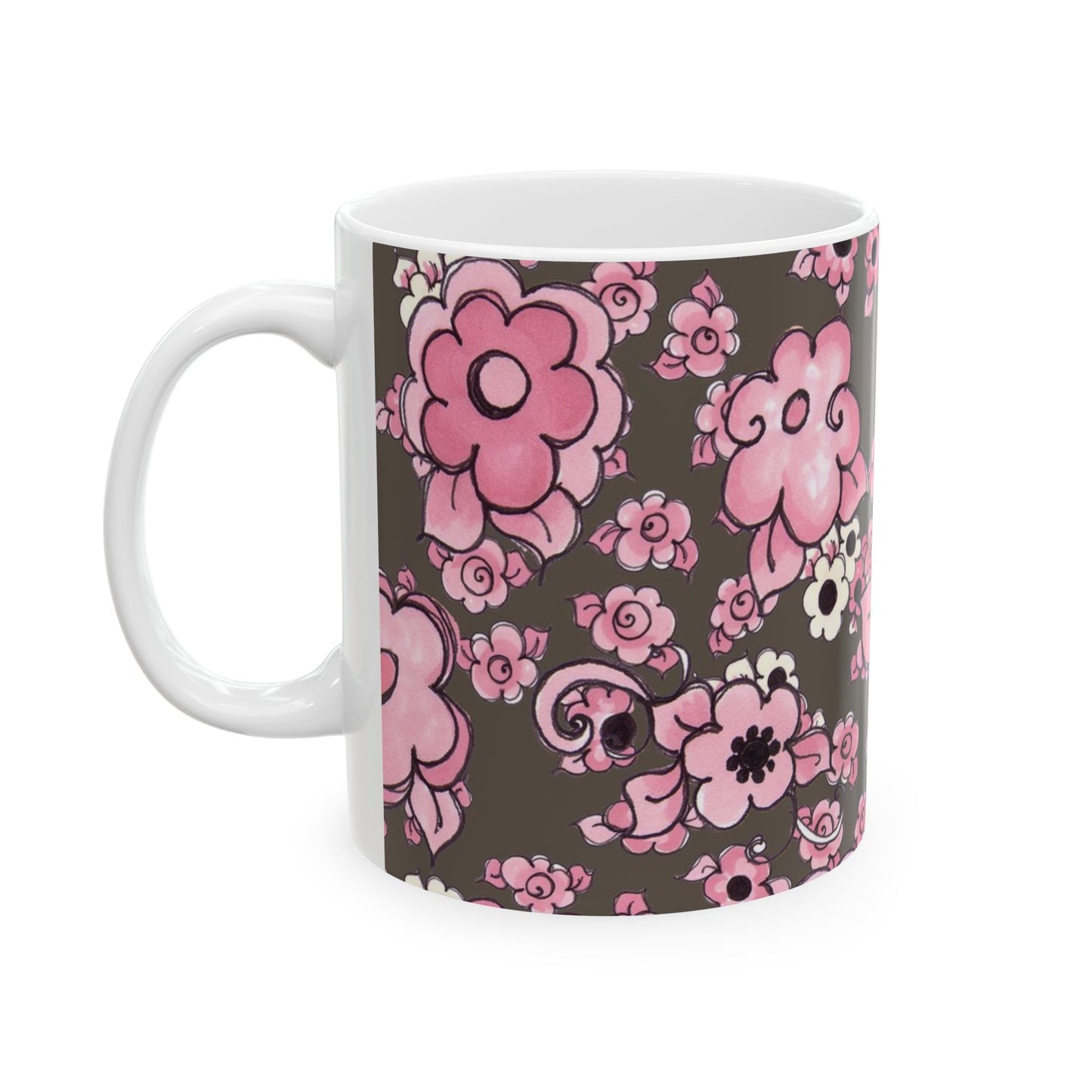 Profuse Posies Mocha Cup