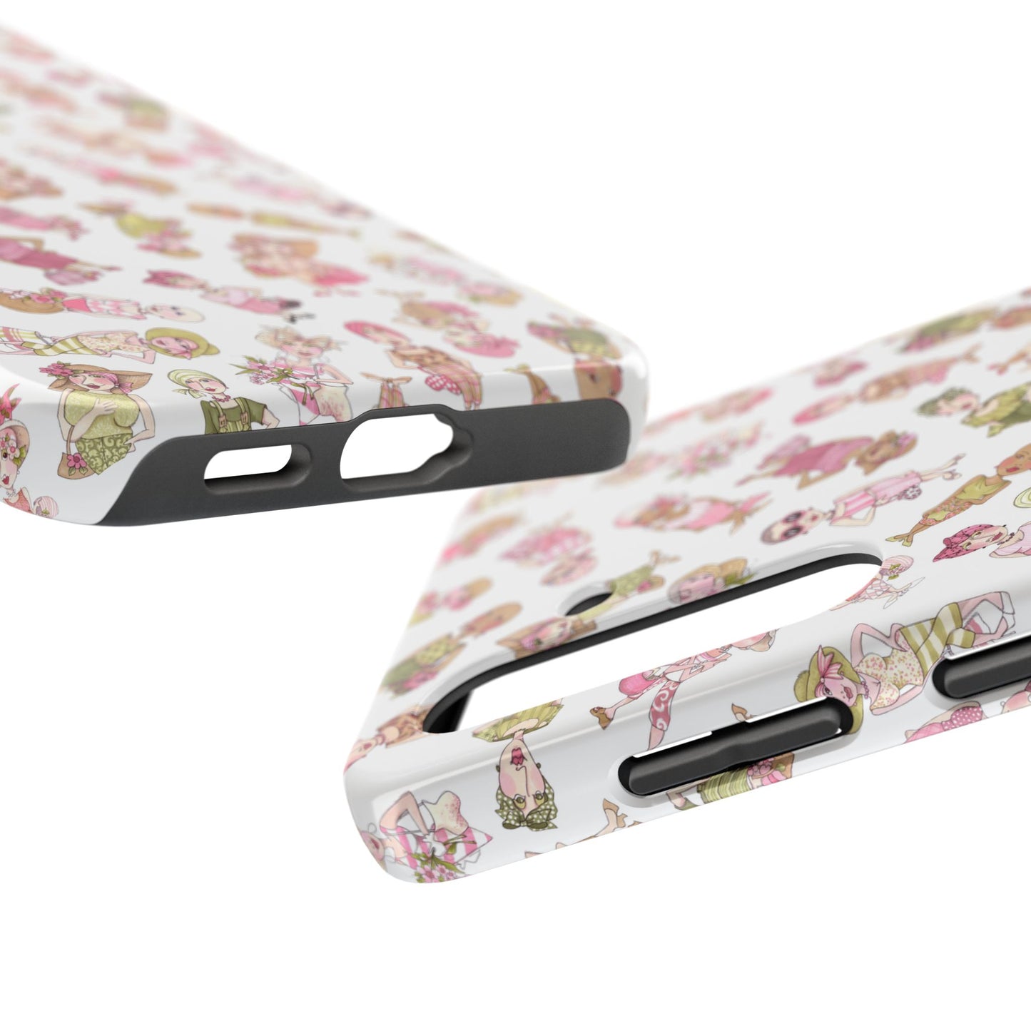 Tossed Ladies White Phone Case