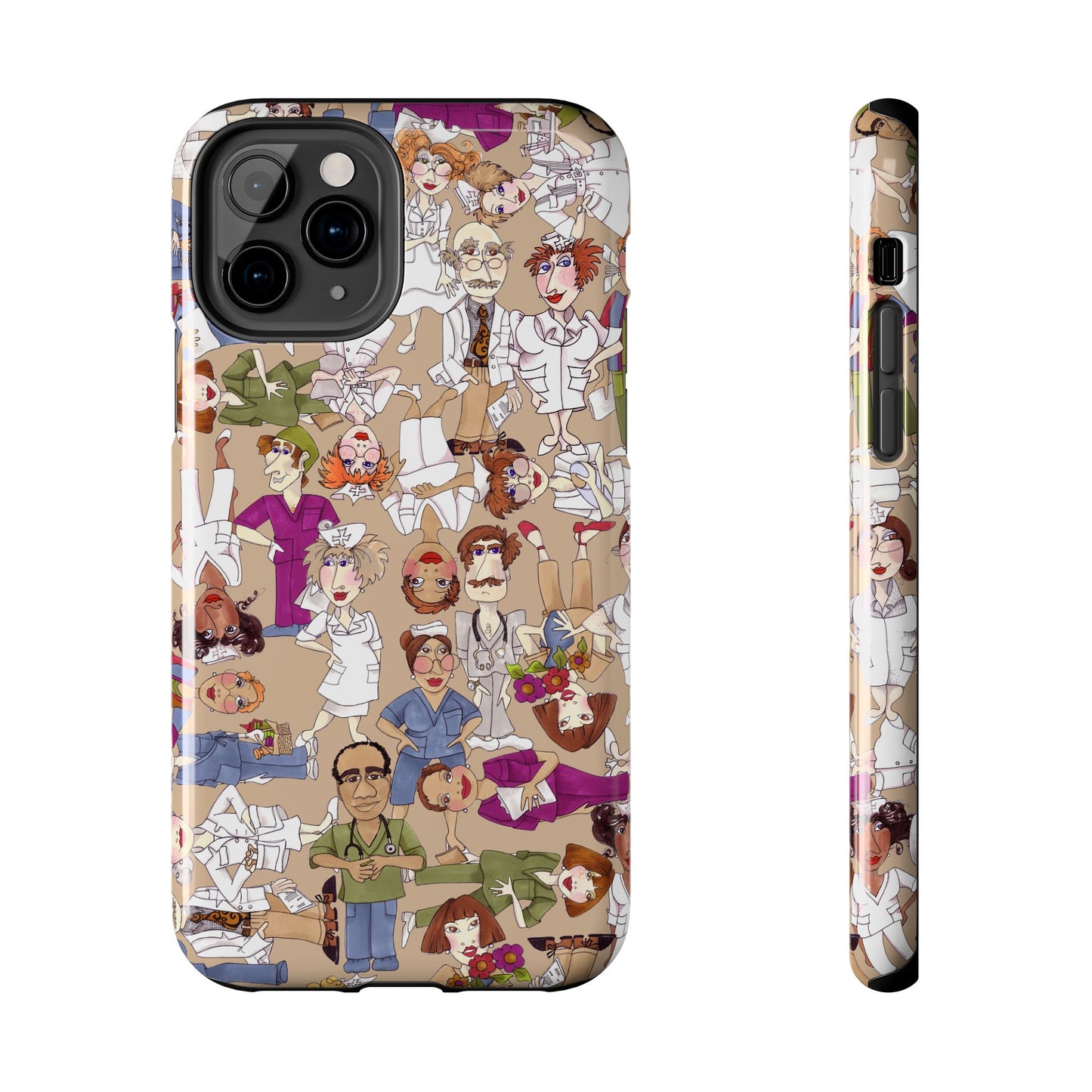 Diverse Nurse Khaki Phone Case