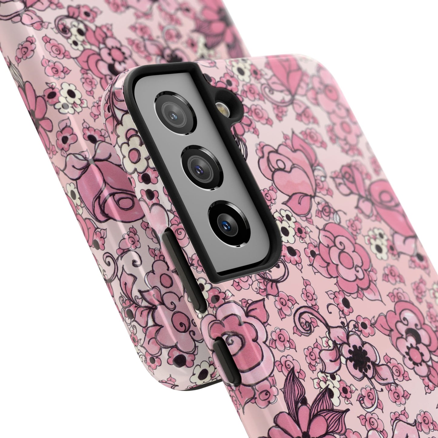 Profuse Posies Pink Phone Case