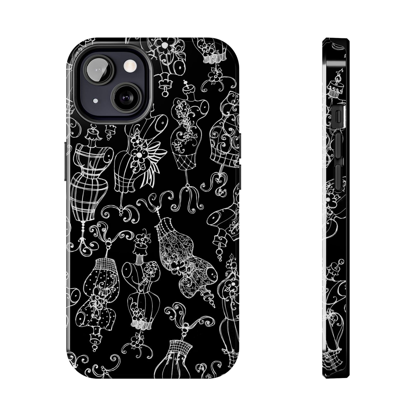 Mannequinique Black / White Phone Case