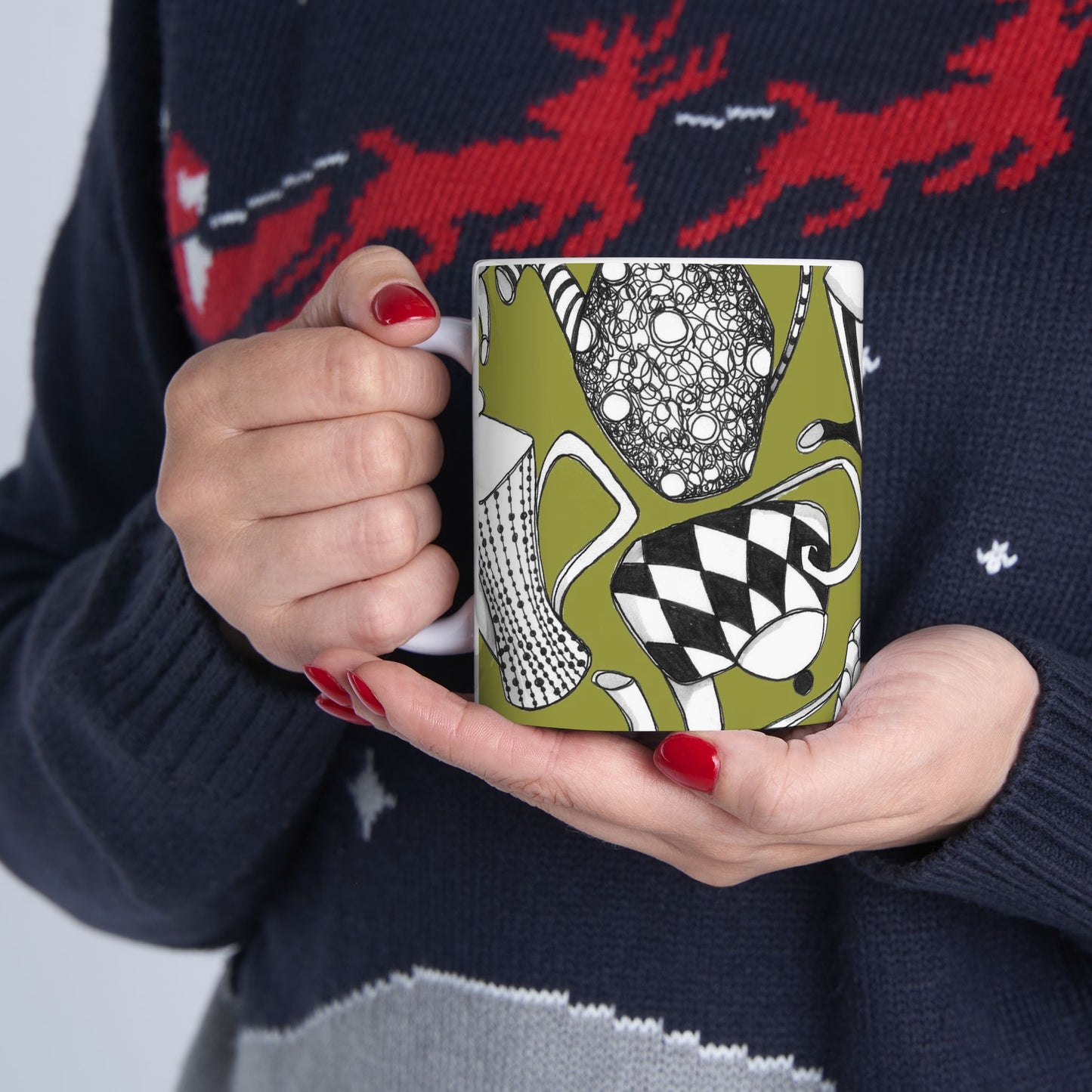 Coffee, Tea Anyone? Green Cup