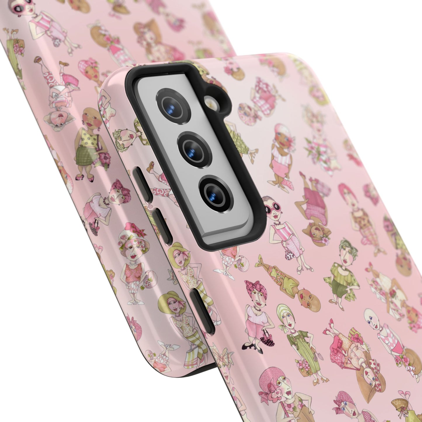 Tossed Ladies Pink Phone Case