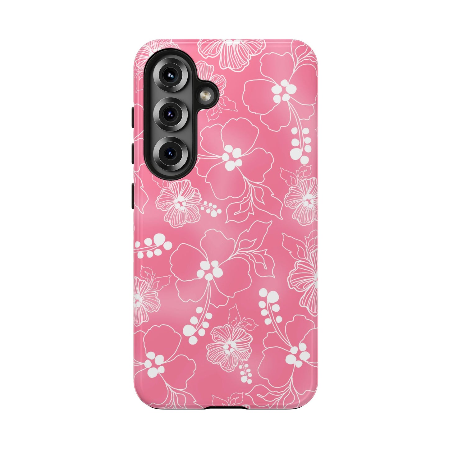 Lacey Hibiscus Pink Phone Case