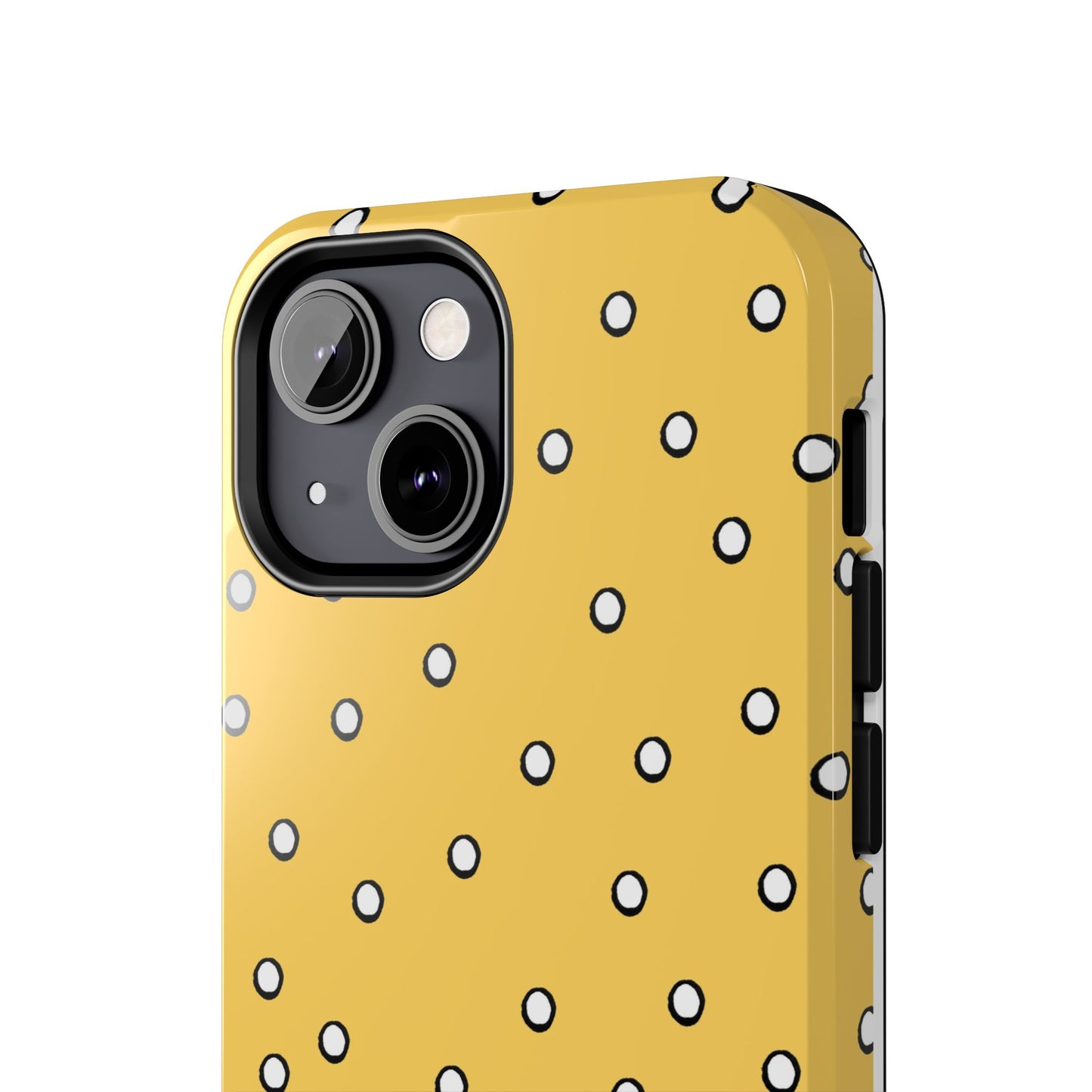 Dots Yellow / White / Black Phone Case