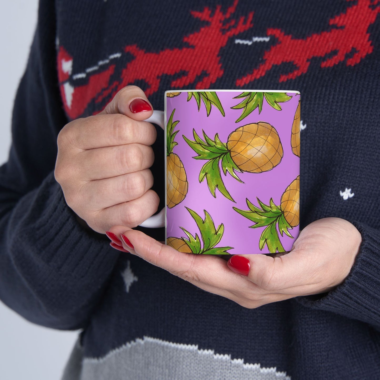 Pineapple Toss Lilac Cup