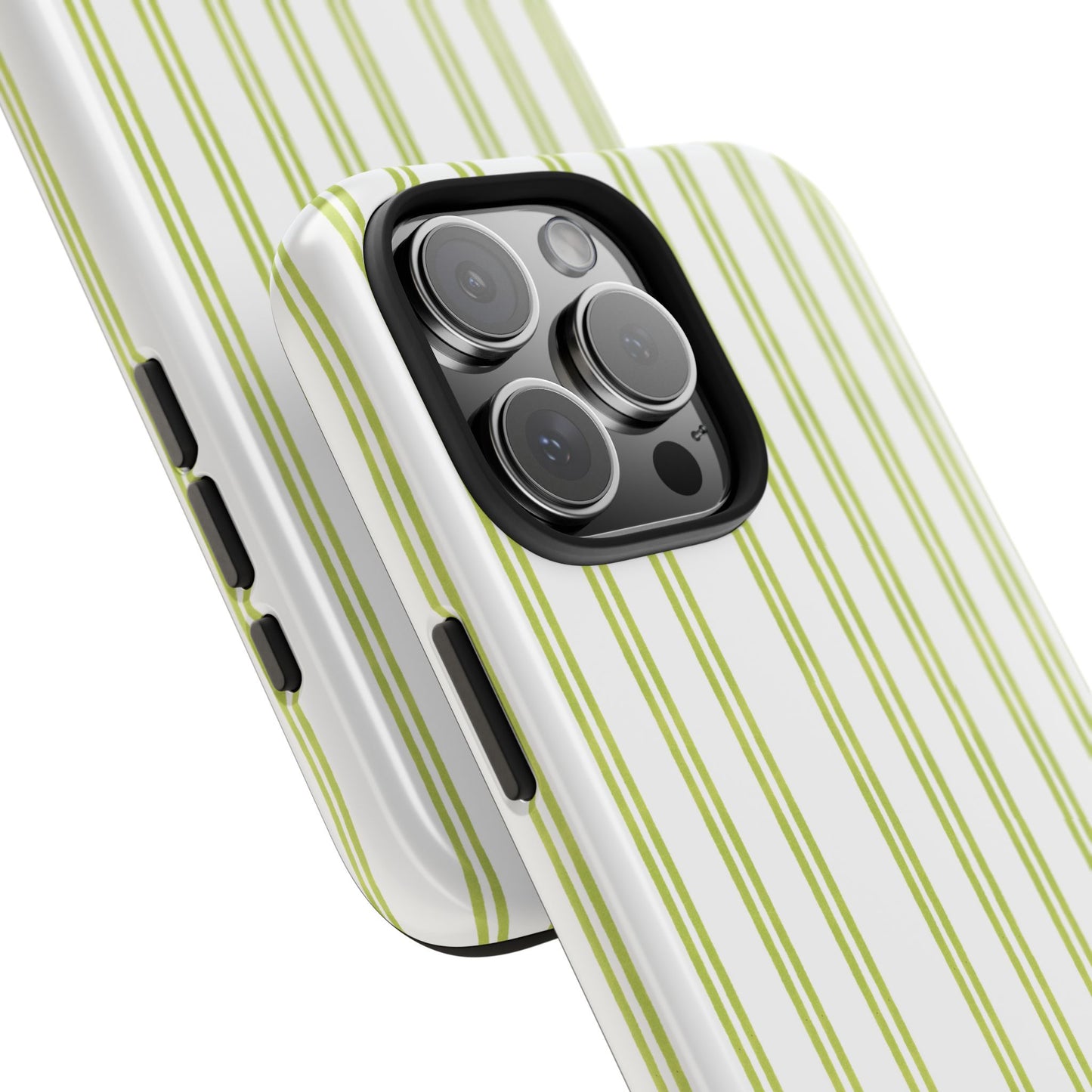 Green Double Stripe Phone Case
