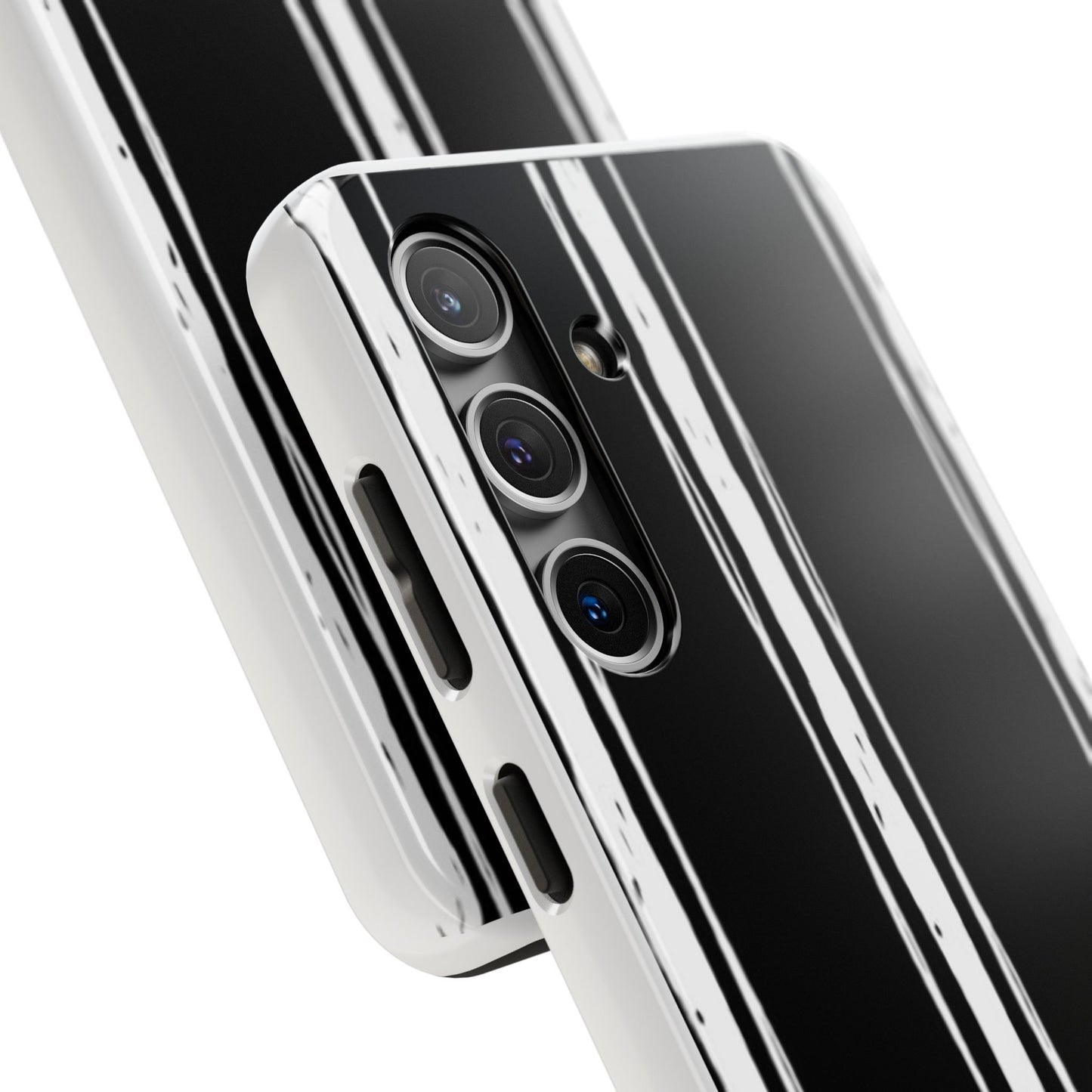 Black / White Stripe Phone Case