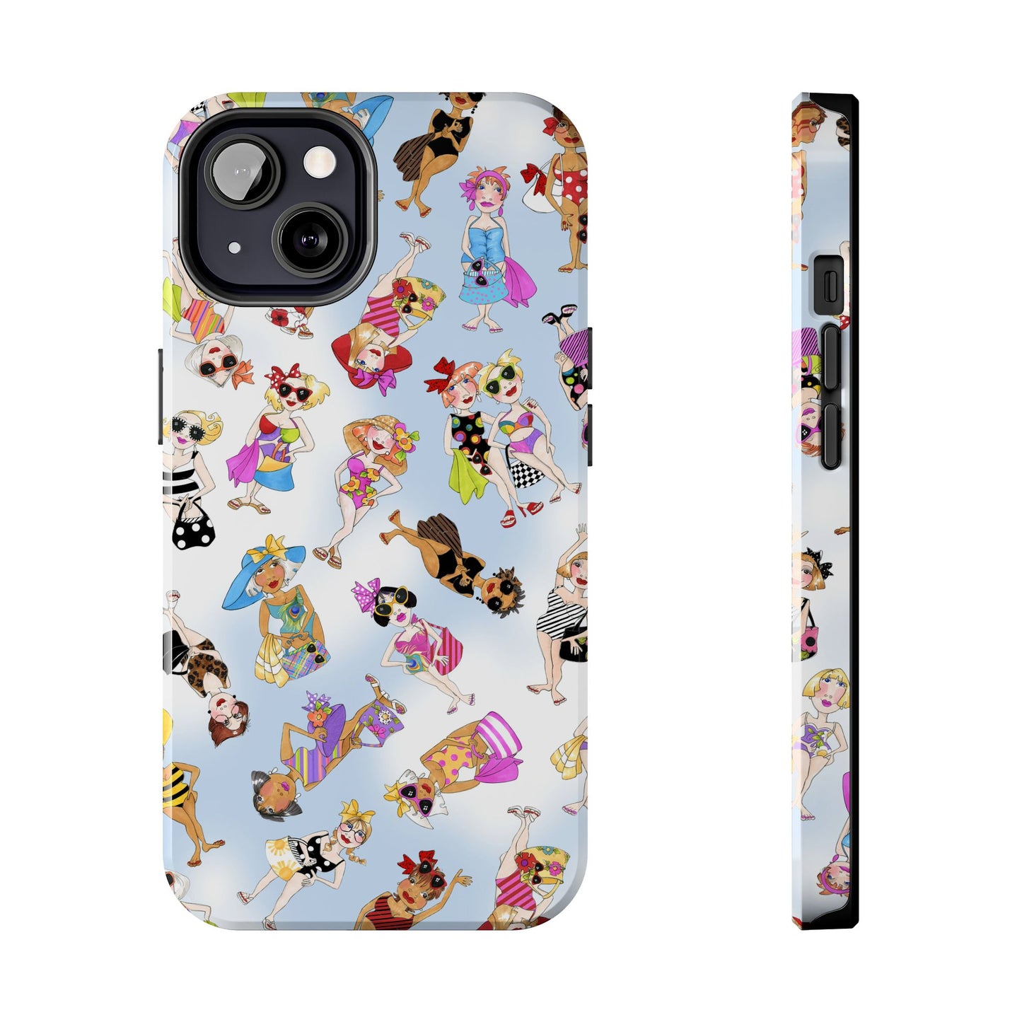 Tossed Beauties Blue Sky Phone Case