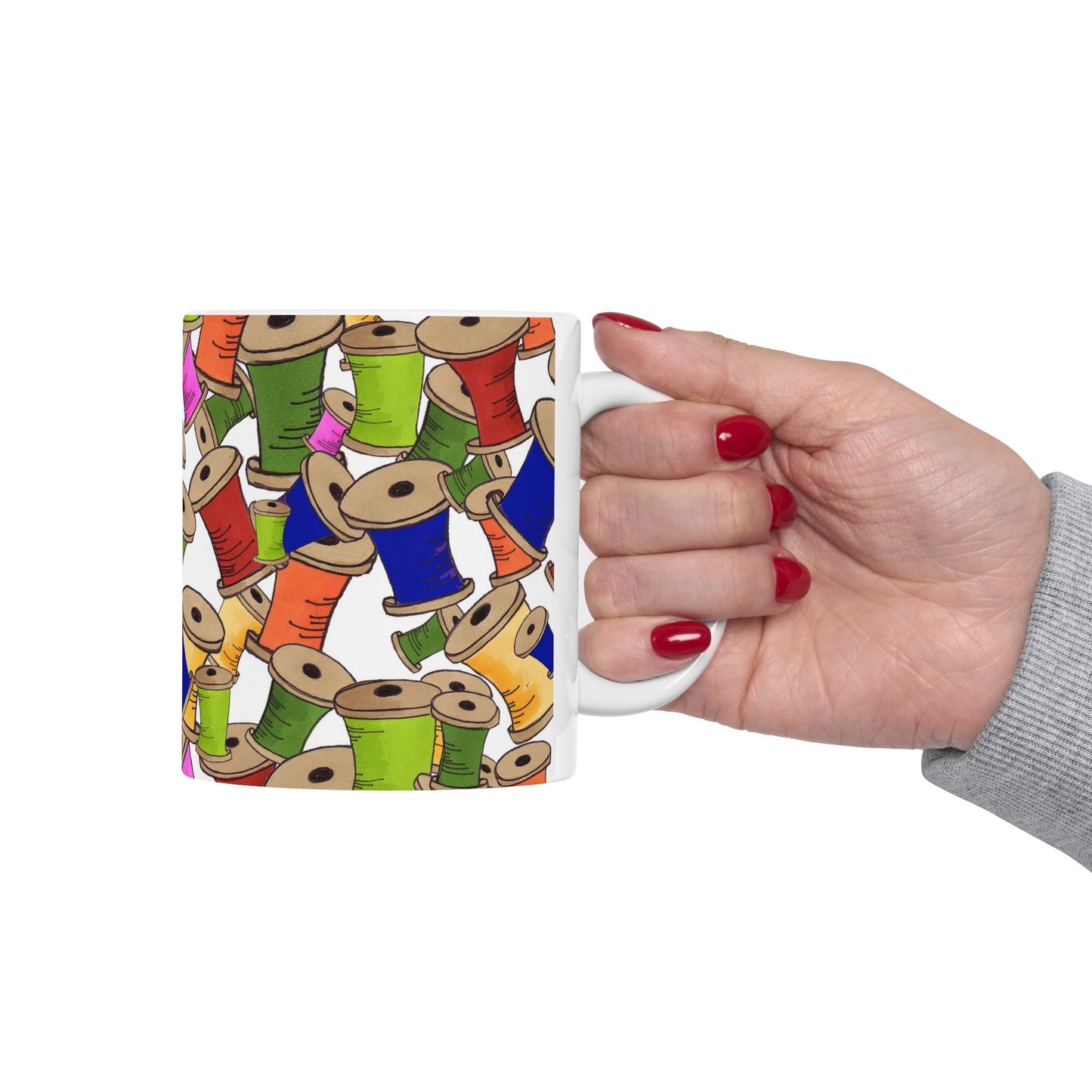 Spoolopoly White Cup